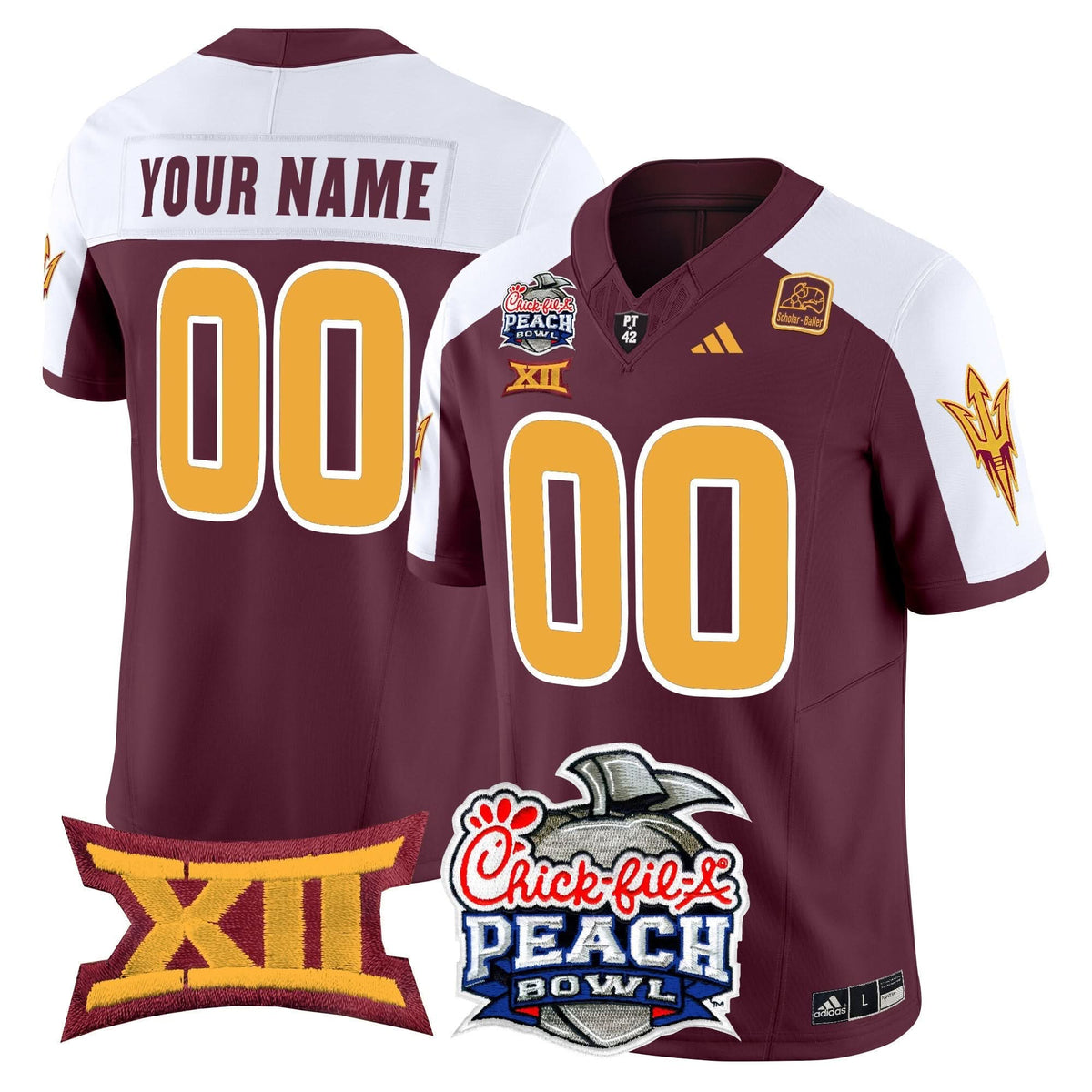 ASSD 2025 Peach Bowl Vapor Limited Custom Jersey
