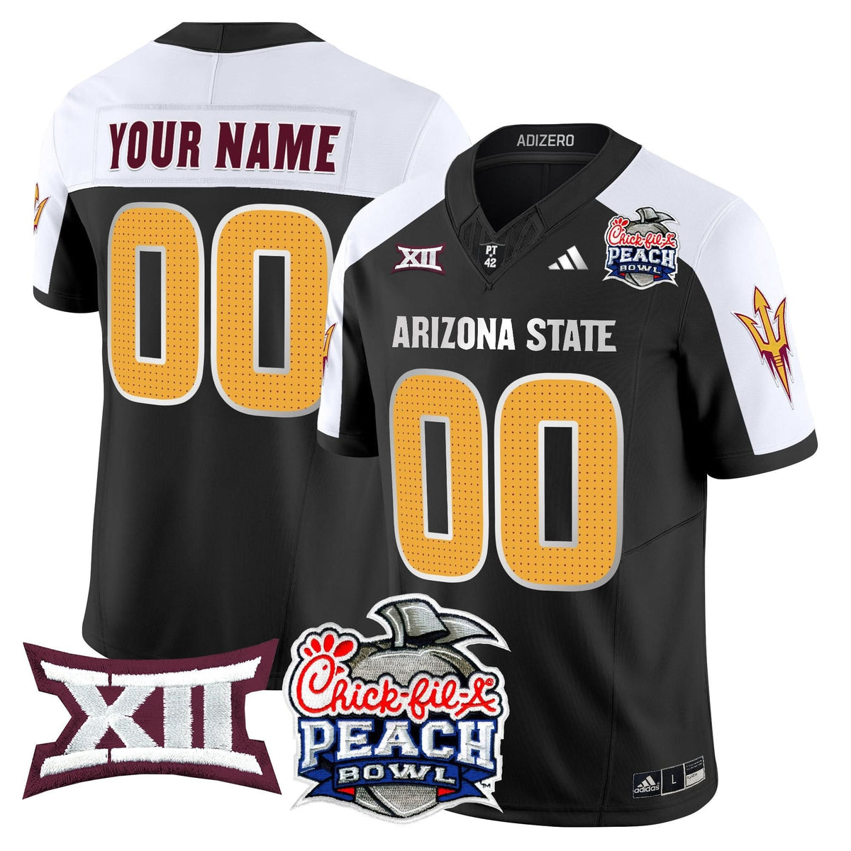 ASSD 2025 Peach Bowl Vapor Limited Custom Jersey V2