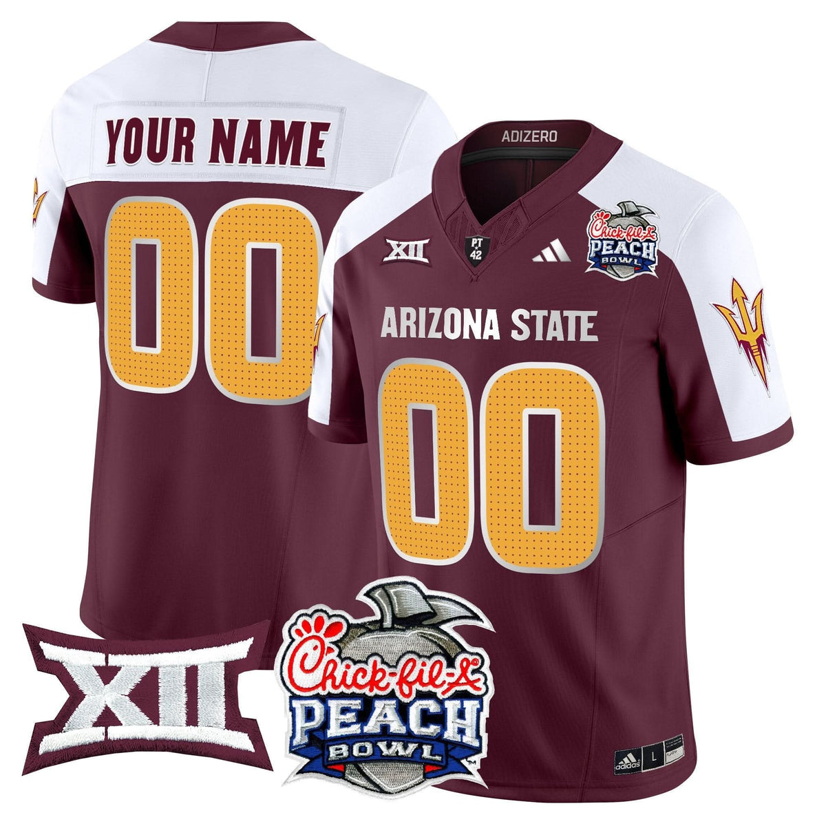 ASSD 2025 Peach Bowl Vapor Limited Custom Jersey V2