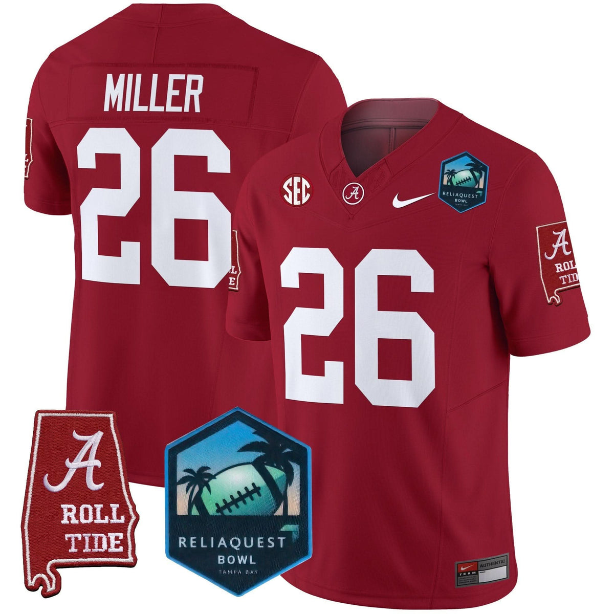 ACT 2025 ReliaQuest Bowl Patch Vapor Limited Jersey