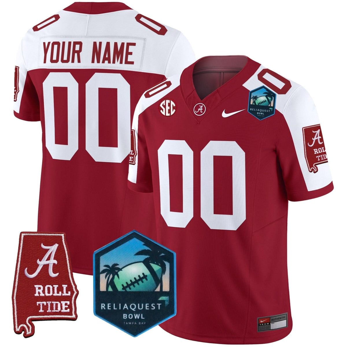 ACT 2025 ReliaQuest Bowl Patch Vapor Limited Custom Jersey