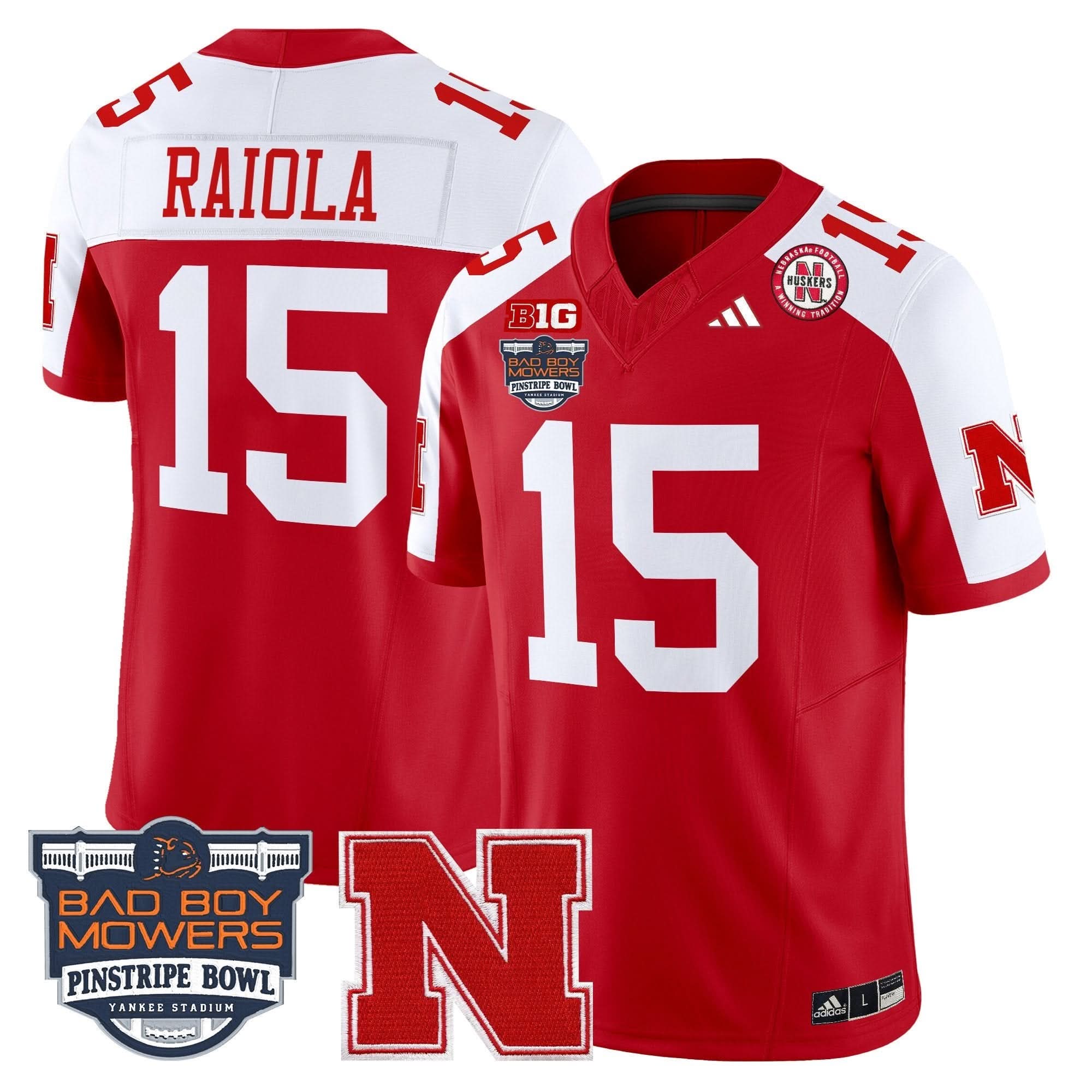 NC 2025 Pinstripe Bowl Patch Vapor Limited Jersey