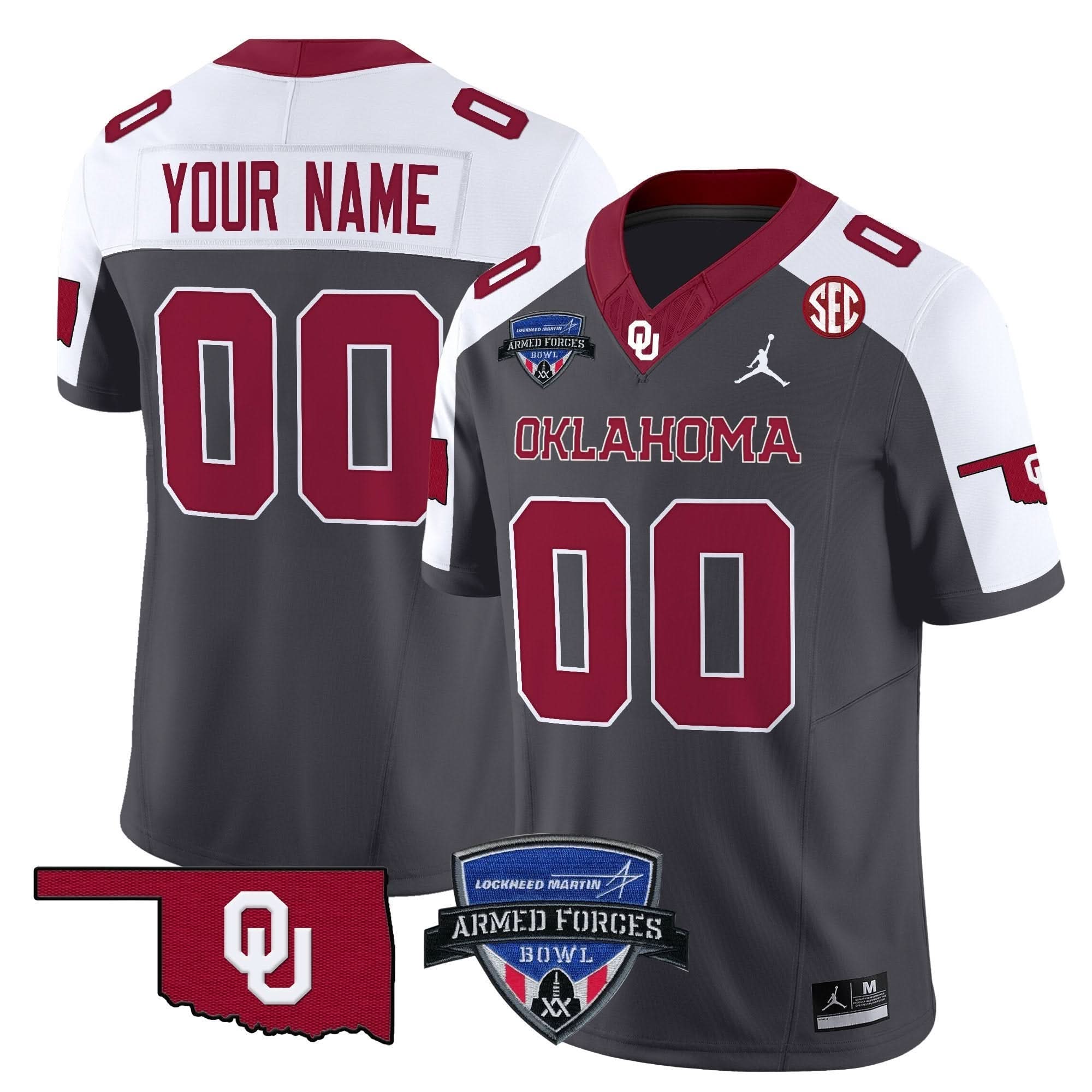 OS 2025 Armed Forces Bowl Patch Vapor Limited Custom Jersey