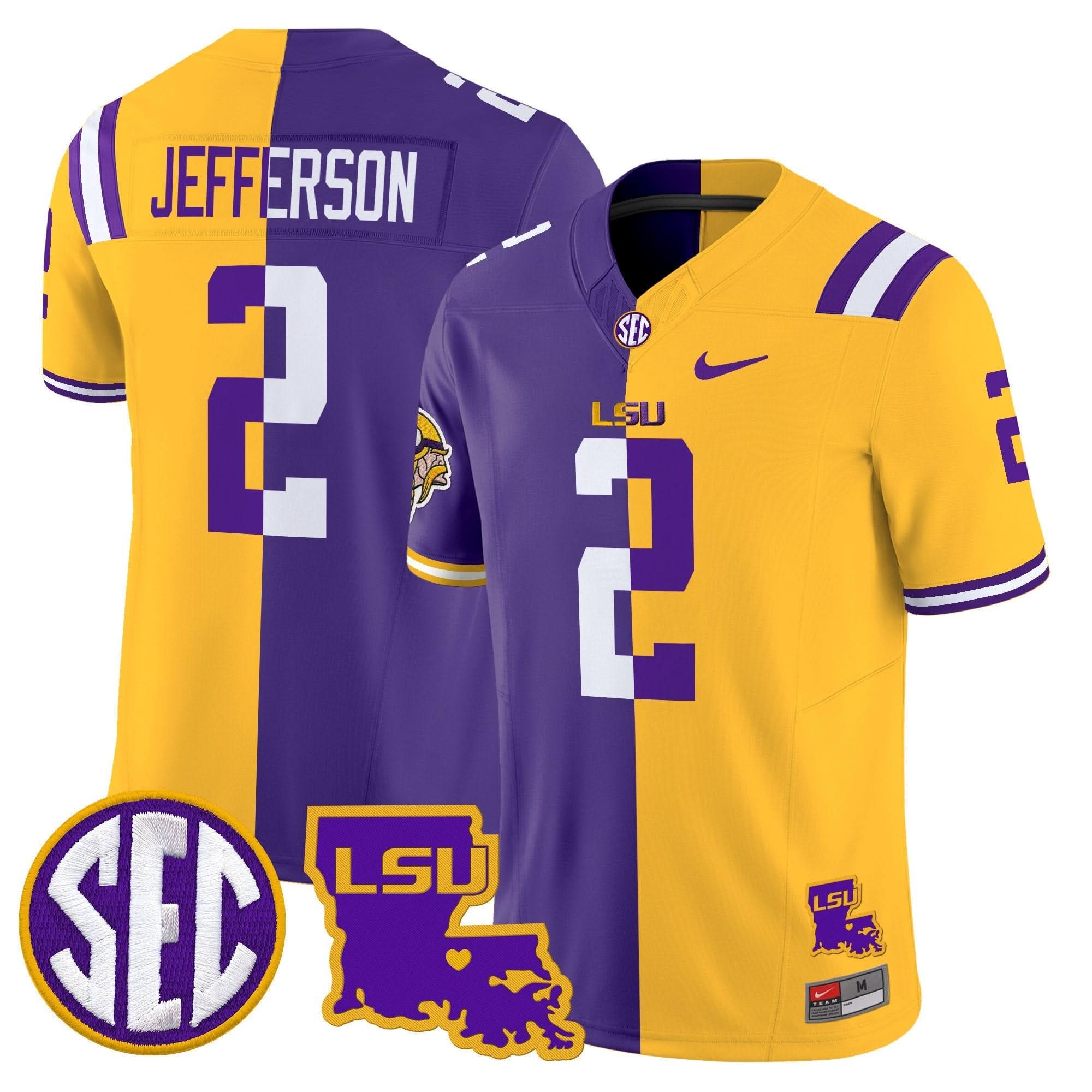 LSU Tiger Split Vapor Limited Jersey