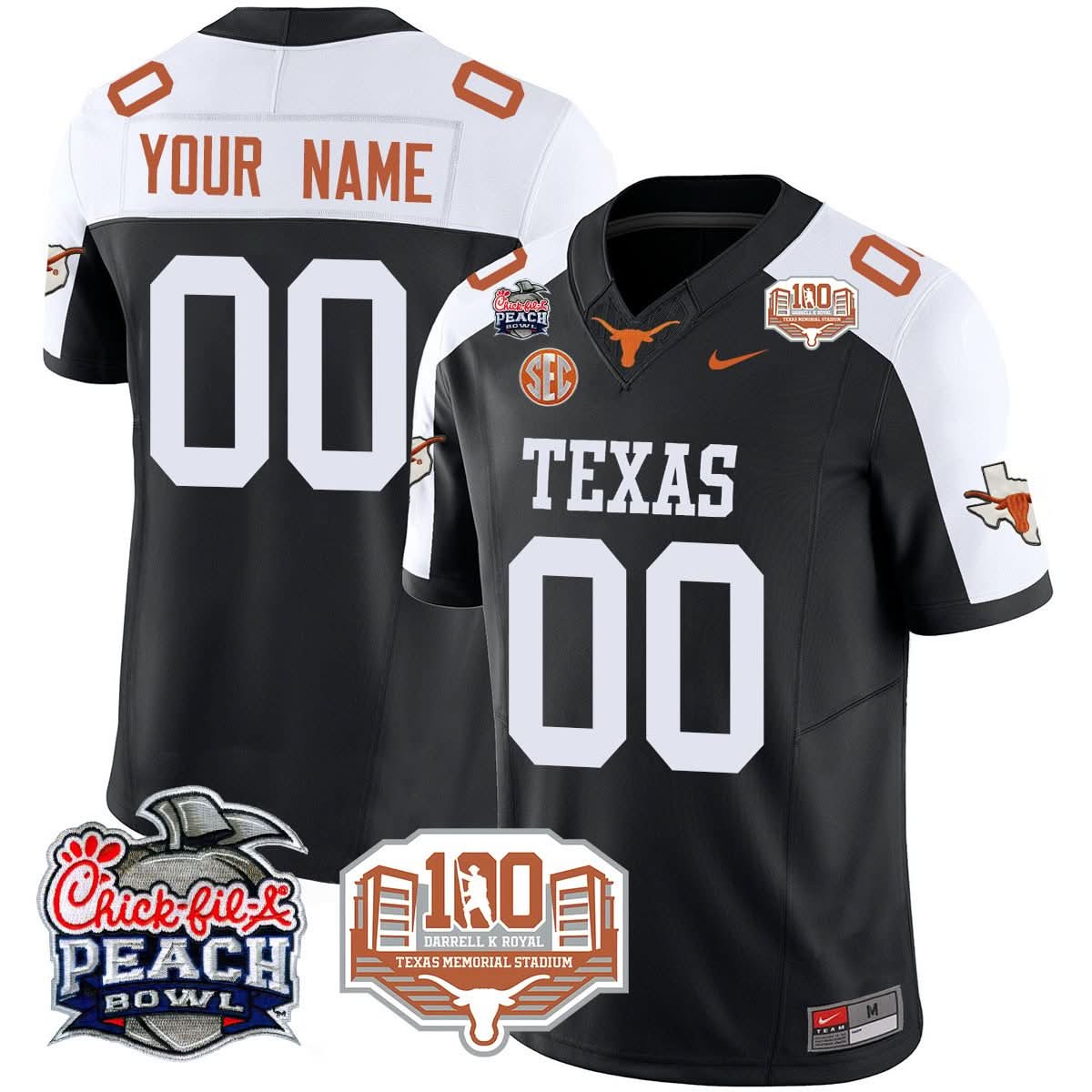 Custom TL 2024 Chick-fil-A Peach Bowl Jersey