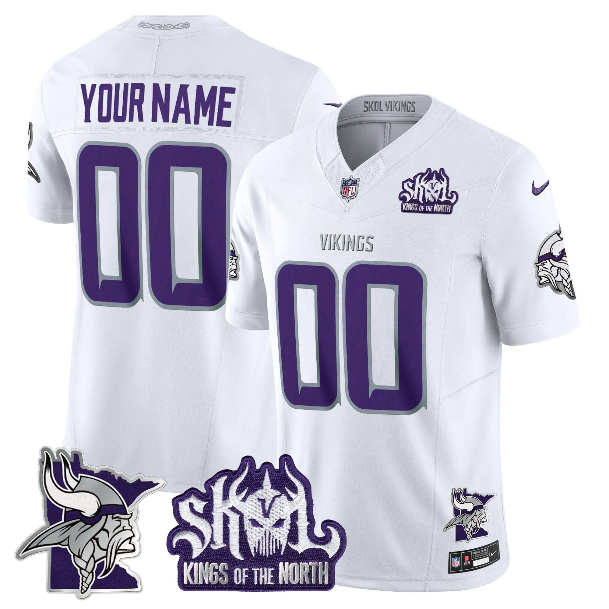 MV Kings Of The North Patch Vapor Limited Custom Jersey V3
