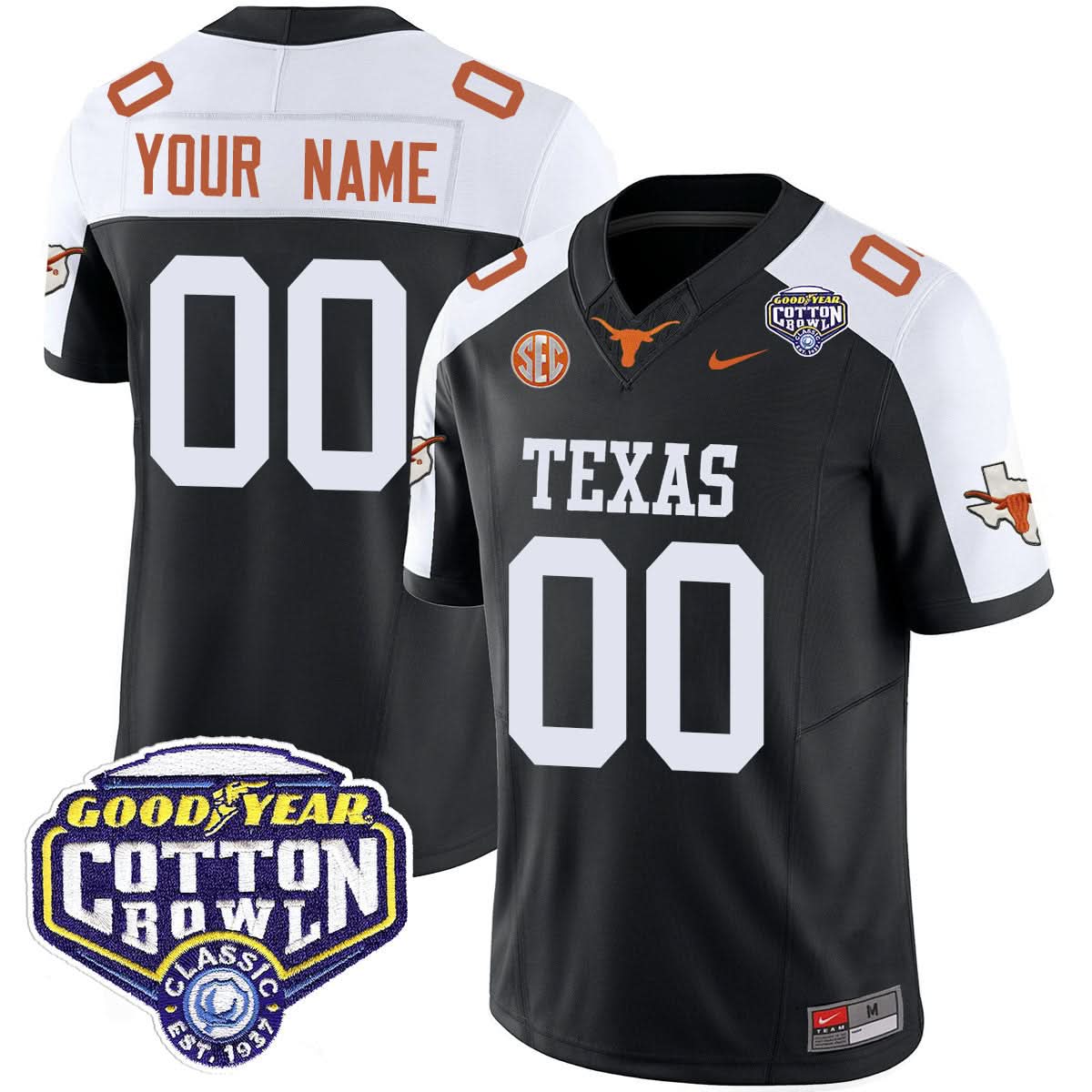 Custom TL 2024 Cotton Bowl Classic Jersey