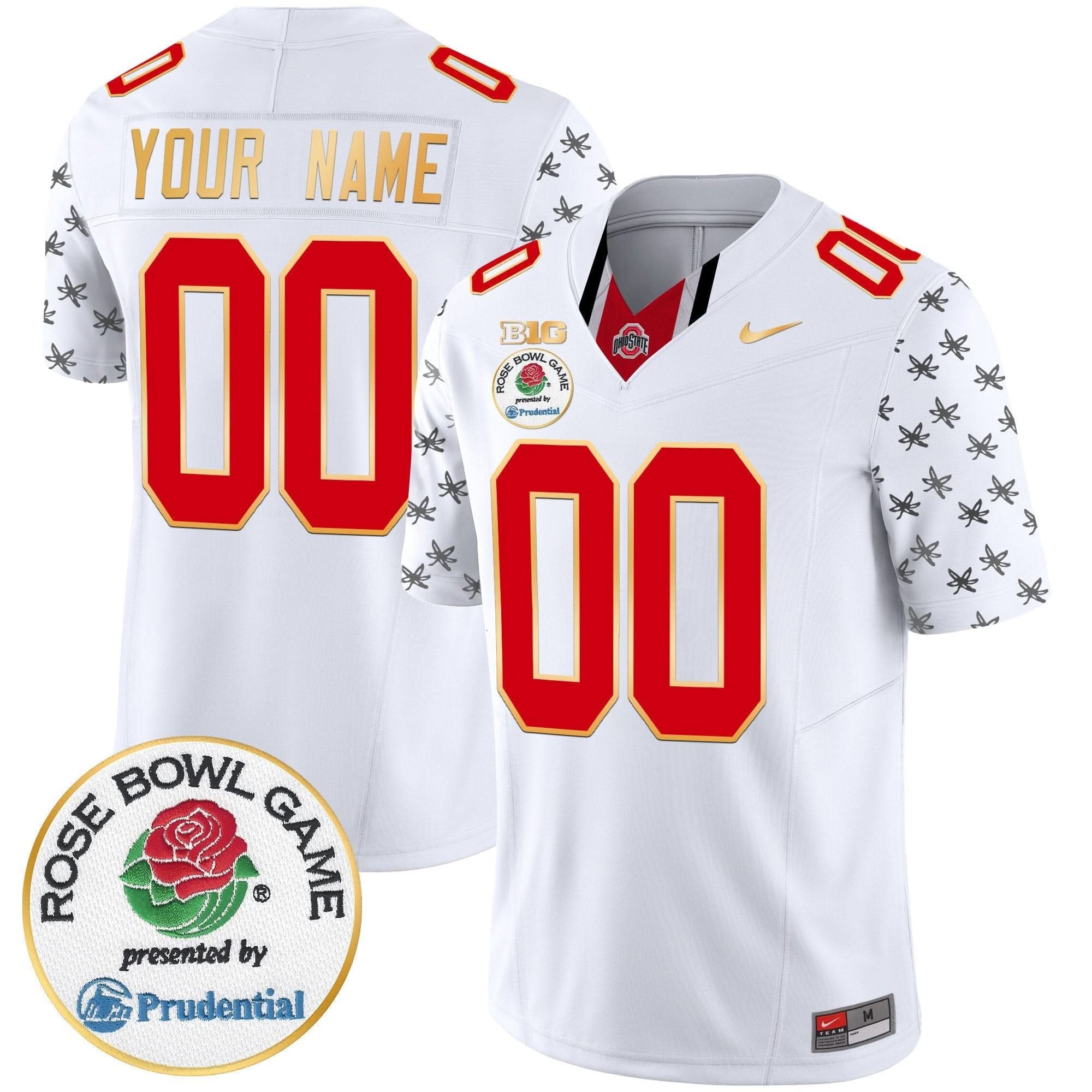 OSB Rose Bowl Gold Trim Vapor Limited Custom Jersey