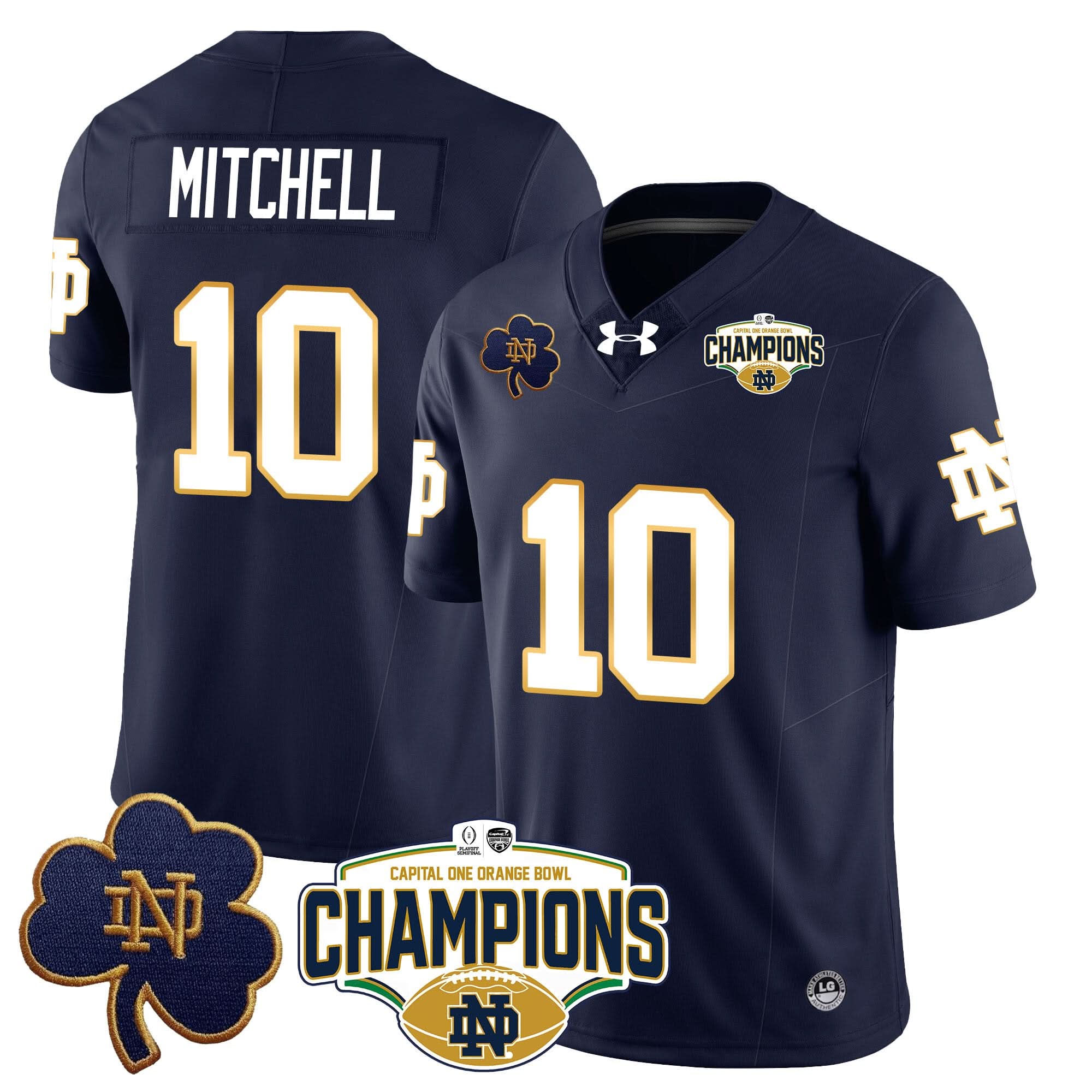 NDFI 2025 Orange Bowl Champions Jersey N5