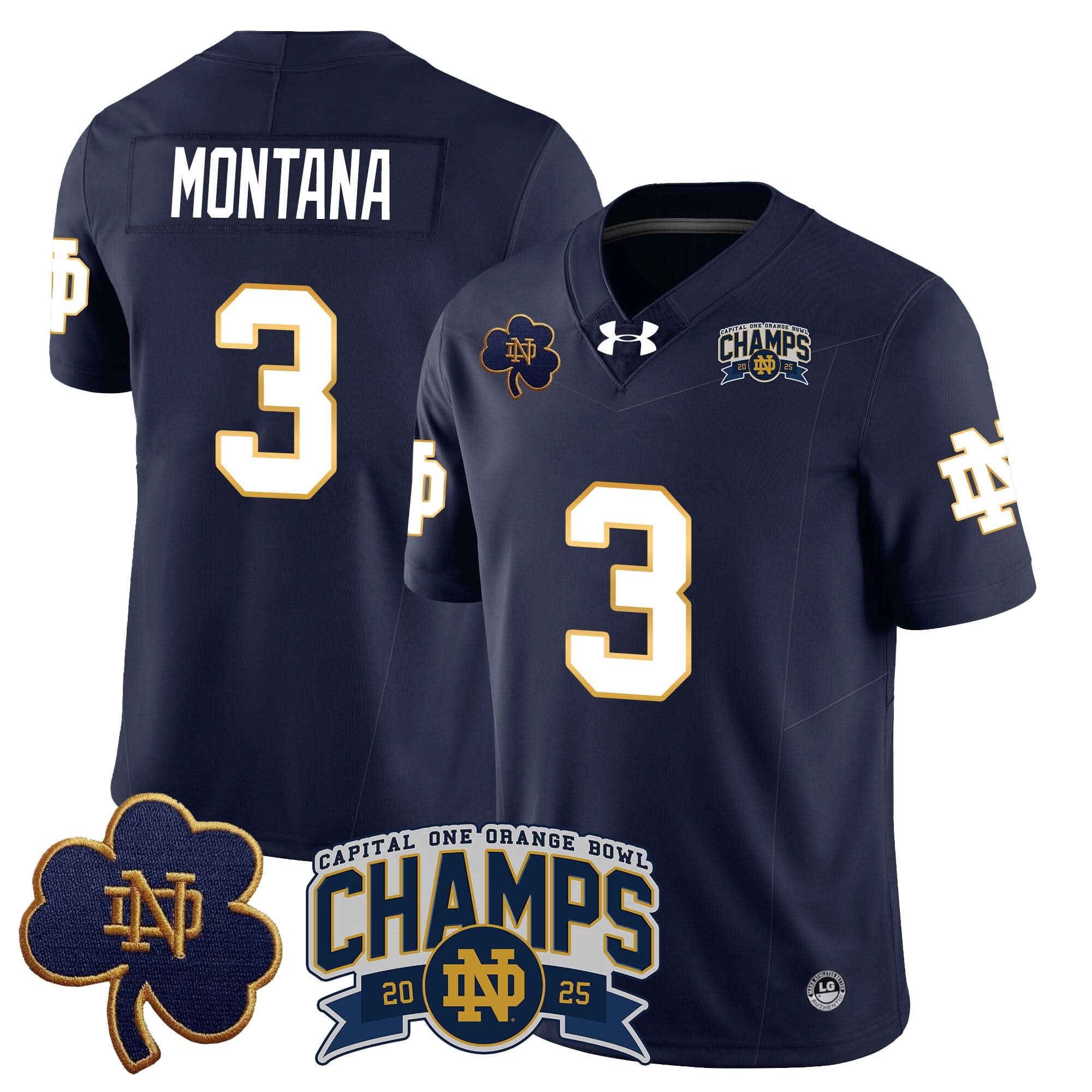 NDFI 2025 Orange Bowl Champions Jersey N6
