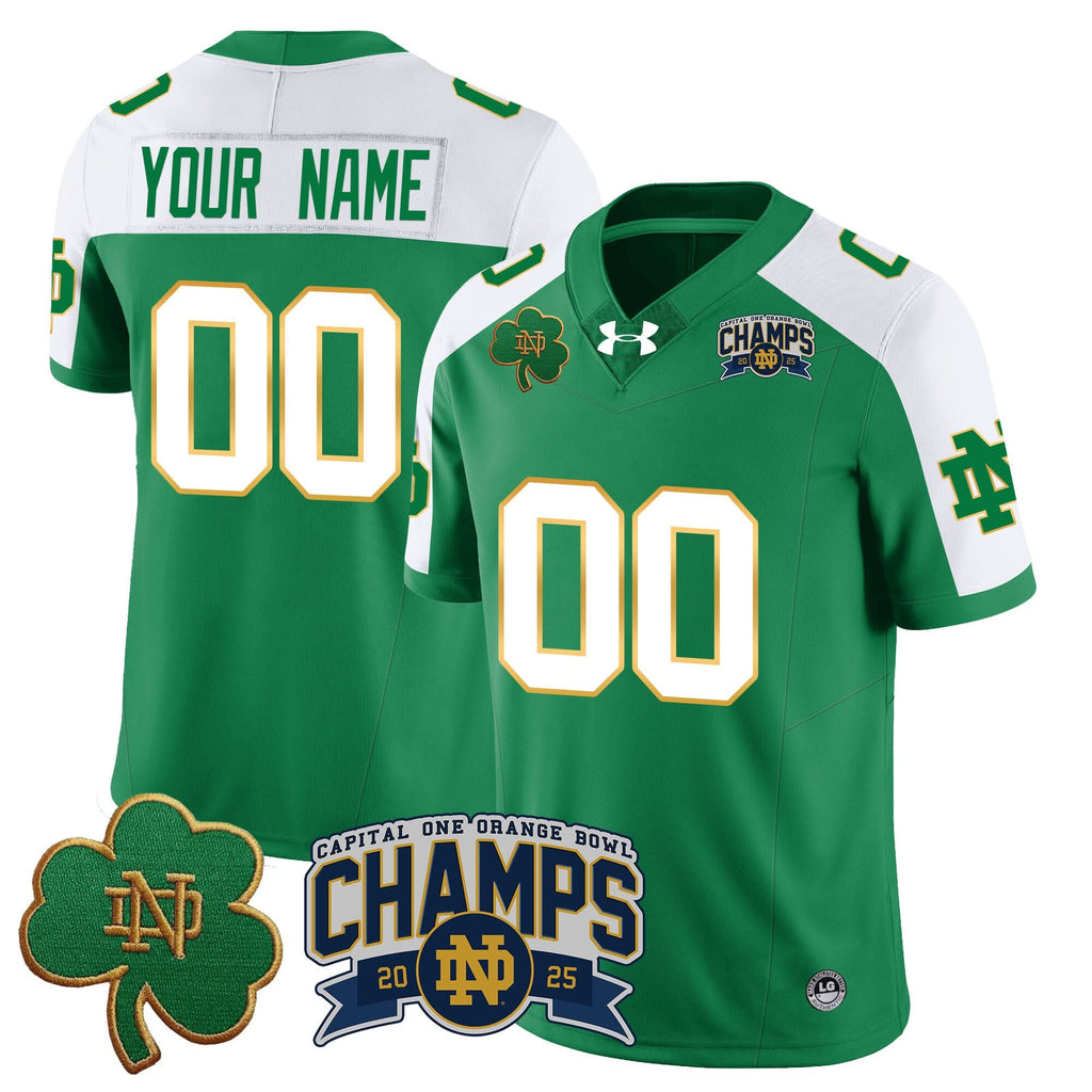 Custom NDFI 2025 Orange Bowl Champions Jersey N6