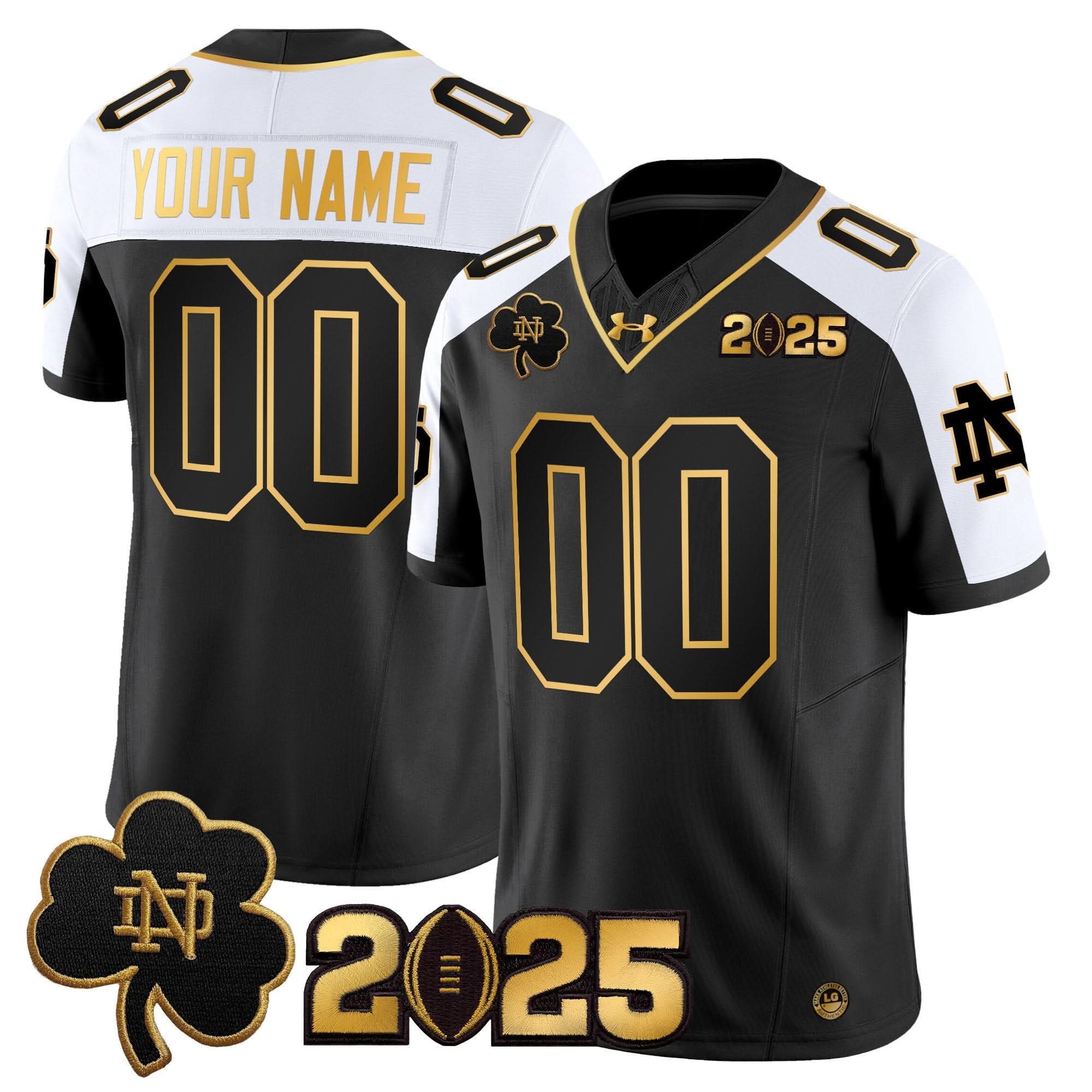 NDFI 2025 CFP Final Patch Gold Vapor Limited Custom Jersey