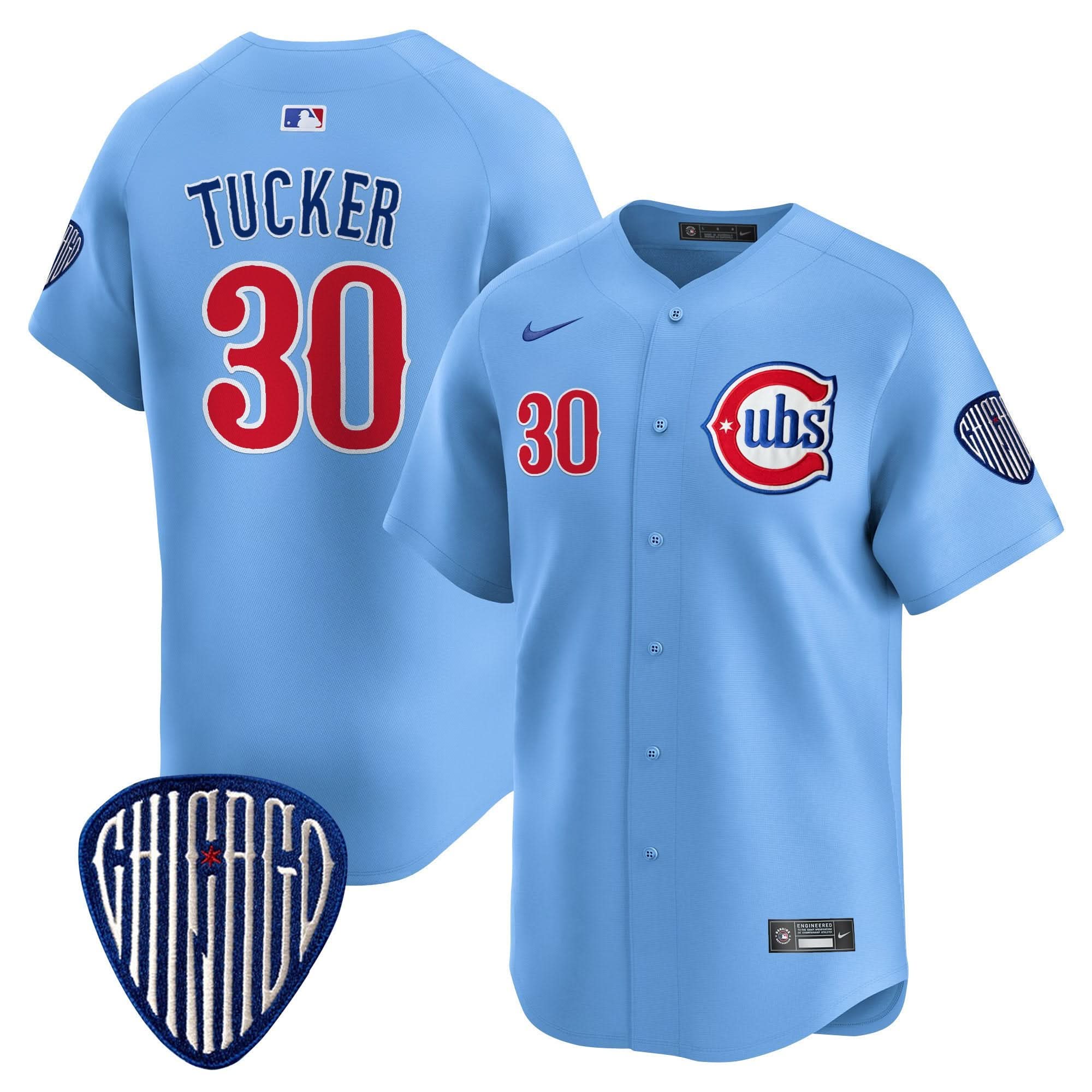 CC Blue Alternate Vapor Premier Limited Jersey - Stitched