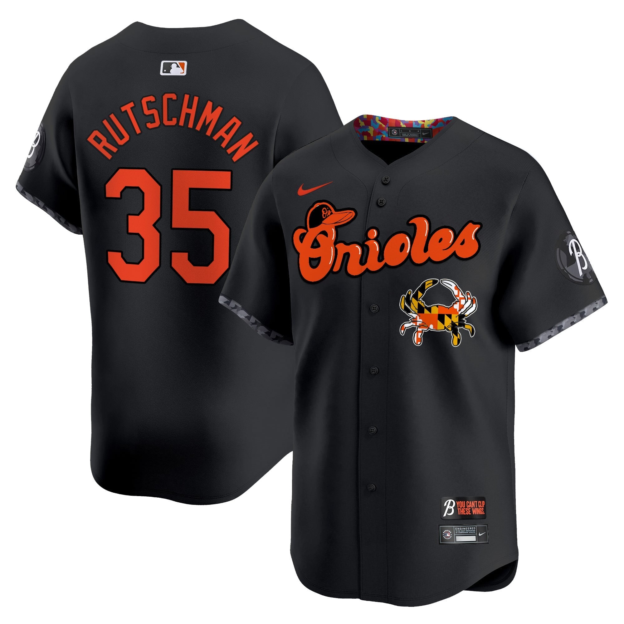 BAL Maryland Blue Crab Vapor Premier Limited Jersey - Stitched