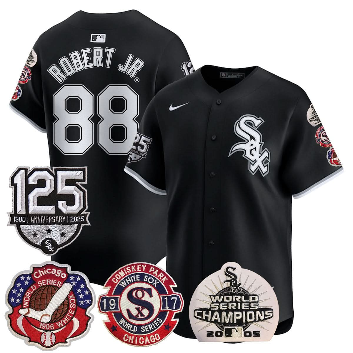 CWS 125th Anniversary - World Series Champions Jersey - Stitched