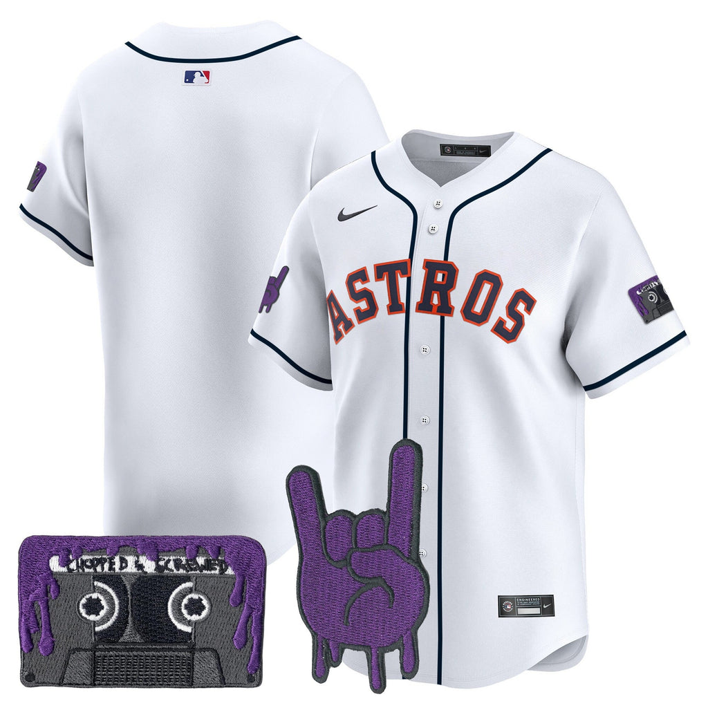 HOU DJ Screw Patch Vapor Premier Limited Jersey - Stitched