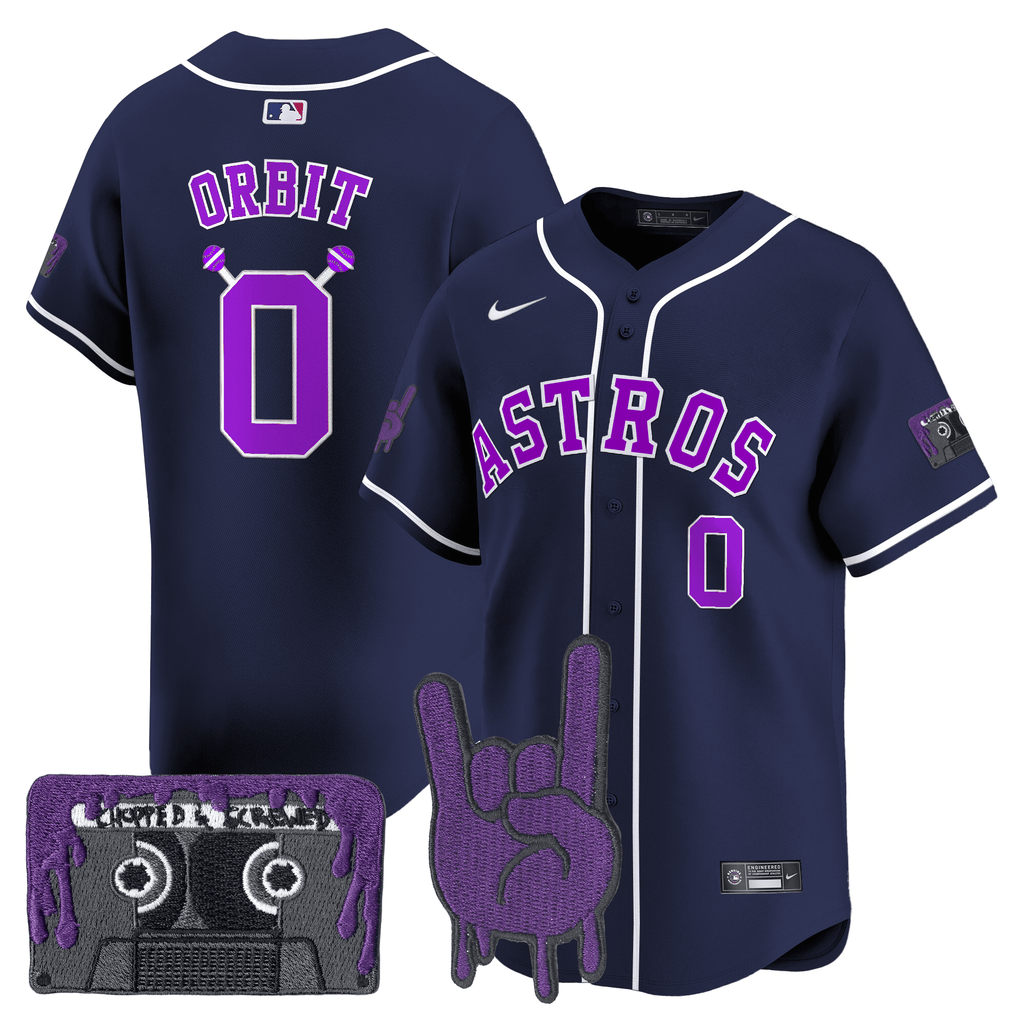 HOU DJ Screw Patch Vapor Premier Limited Jersey - Stitched