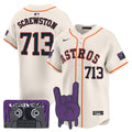 HOU DJ Screw Patch Vapor Premier Limited Jersey - Stitched