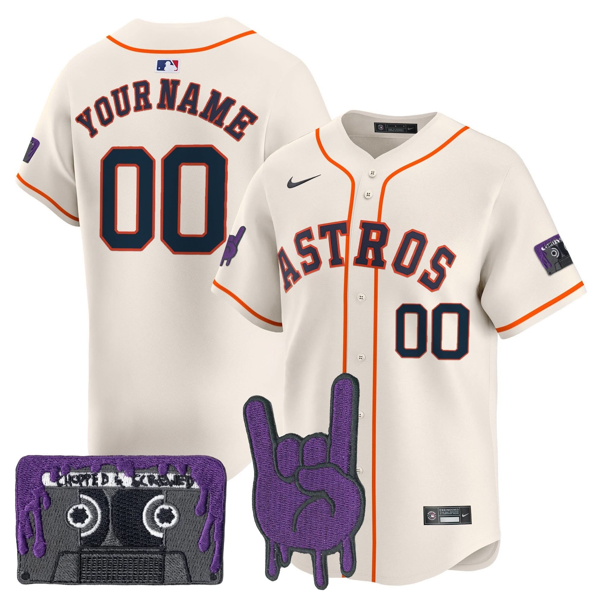 HA DJ Screw Patch Vapor Premier Limited Custom Jersey - Stitched