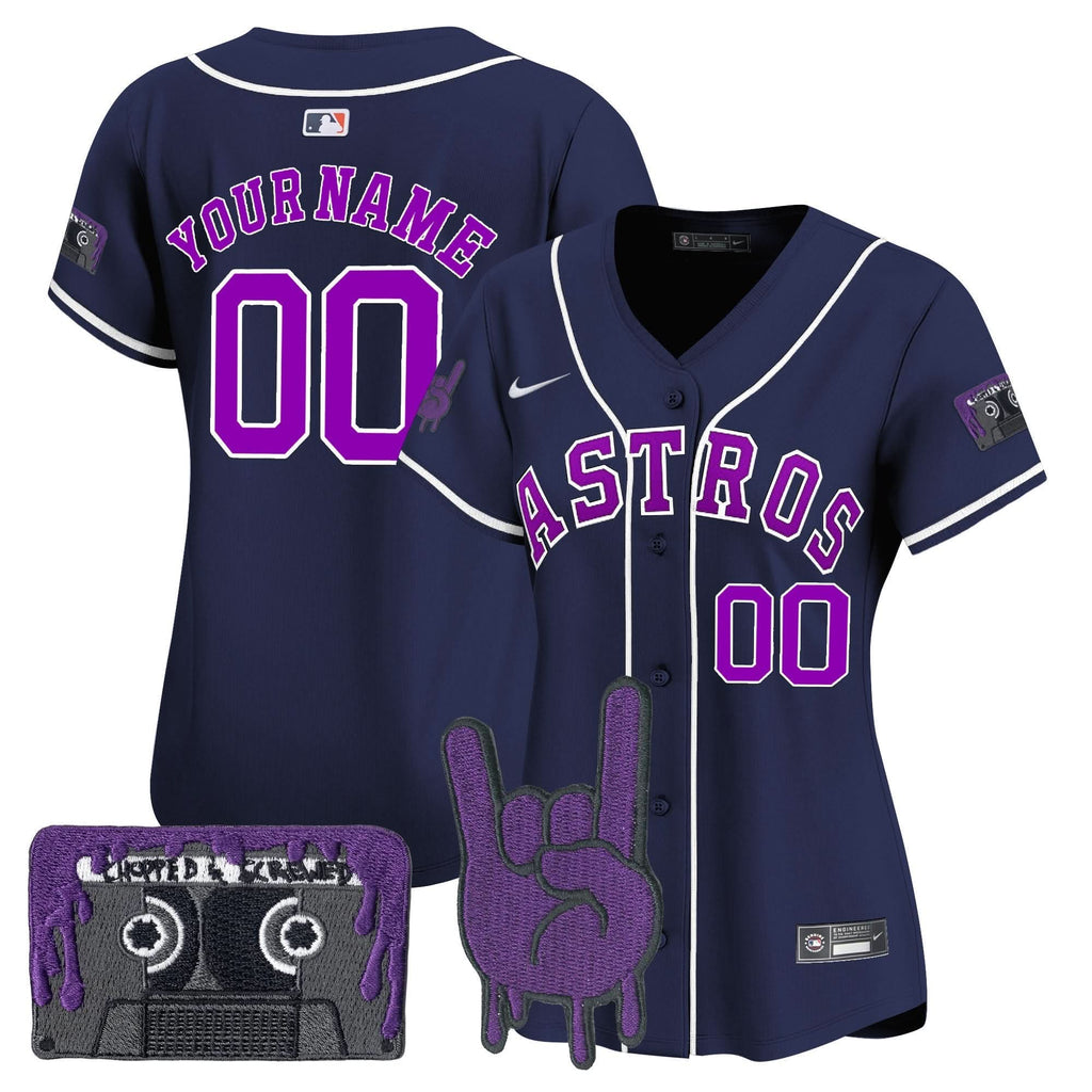 HA DJ Screw Patch Vapor Premier Limited Custom Jersey - Stitched