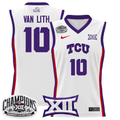 TCU Horned Frogs 2025 BIG 12 Women's Conference Tournament Champions Lightweight Basketball Jersey - Stitched