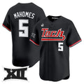TTU 2025 Big 12 XII Patch Vapor Premier Limited Jersey - Stitched