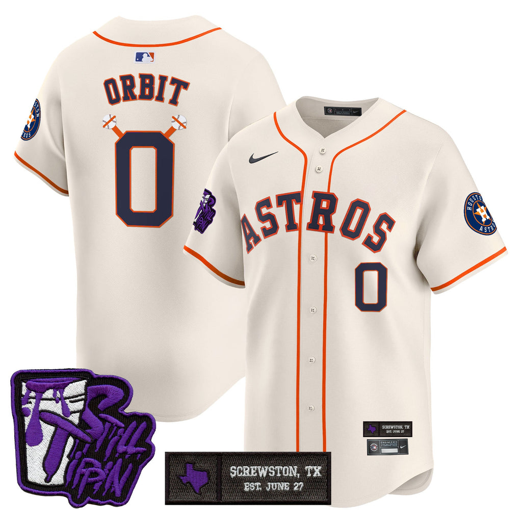 HOU DJ Screw Still Tippin Purple Patch Vapor Premier Limited Jersey - Stitched