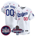 LAD Tokyo Series 2025 World Series Champions Patch Vapor Premier Limited Custom Jersey - Stitched