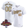 LAD 2025 Gold Vapor Premier Elite Custom Jersey - Stitched