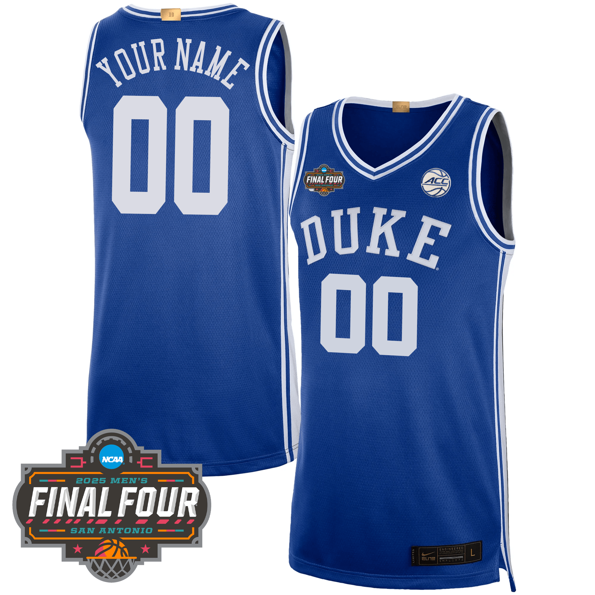 DUKE Basketball 24/25 Jersey - Final Four Patch