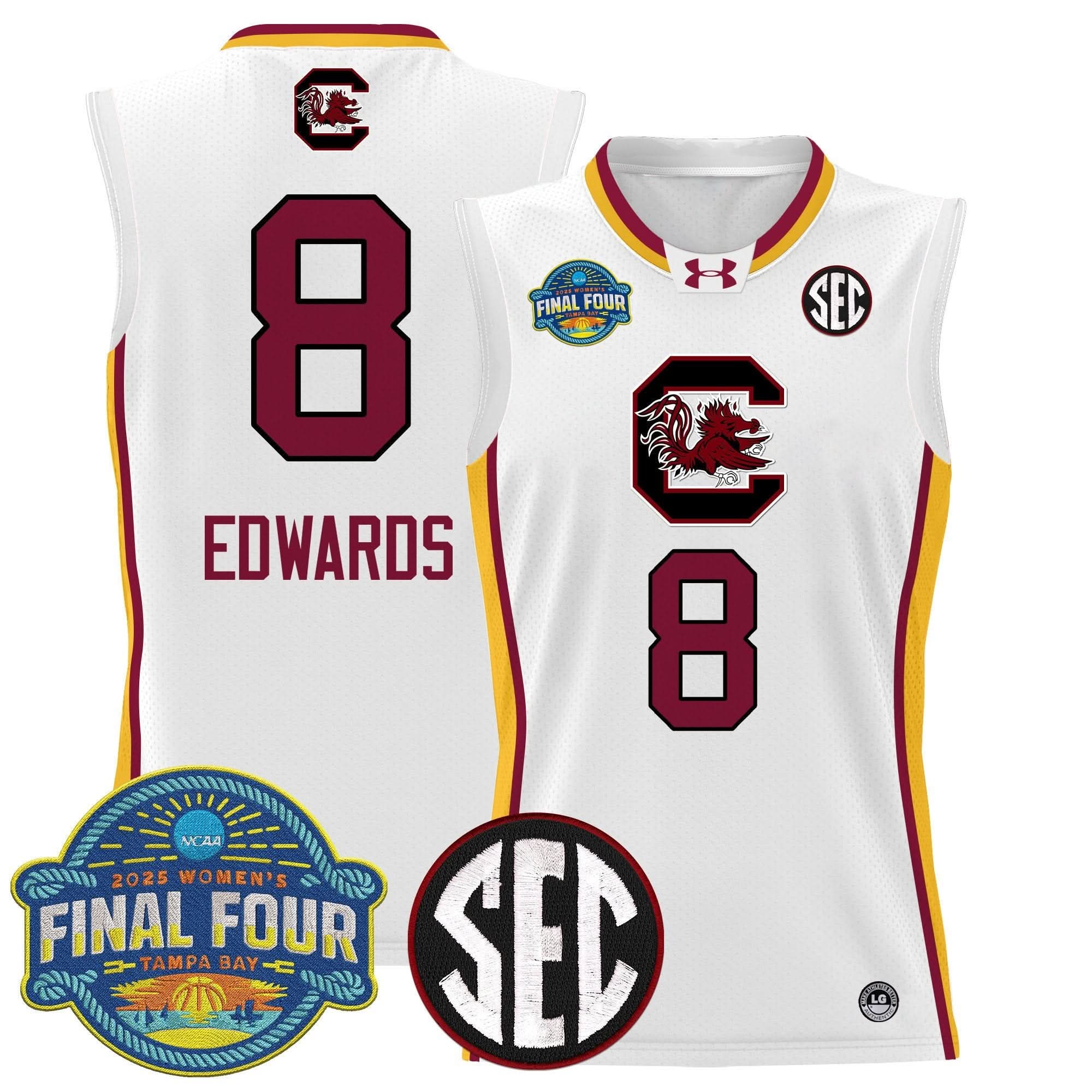 SCG 2025 Sec Women's Final Four Patch Lightweight Basketball Jersey - Stitched
