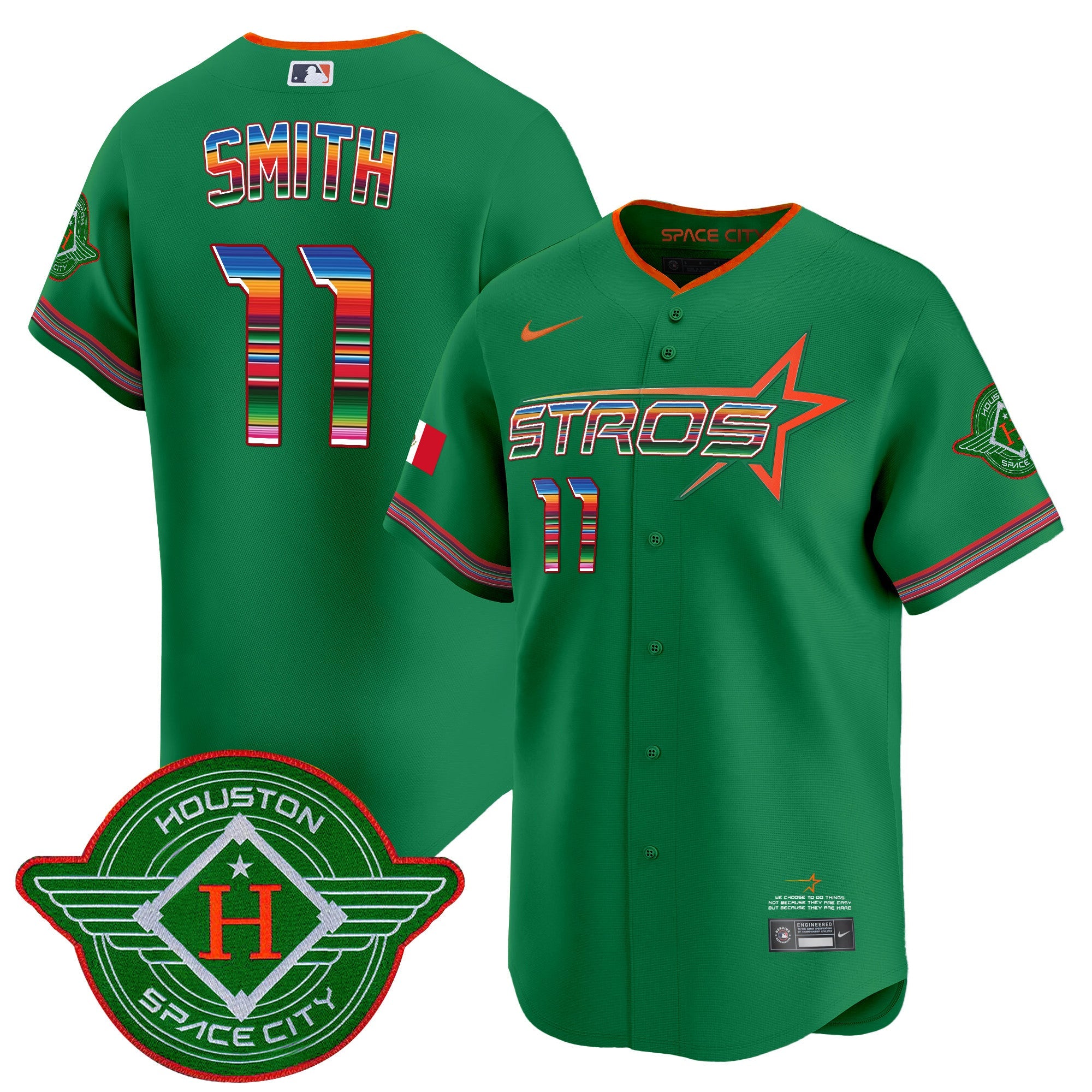 Astros 2025 City Connect Mexico Vapor Premier Limited Jersey - Stitched