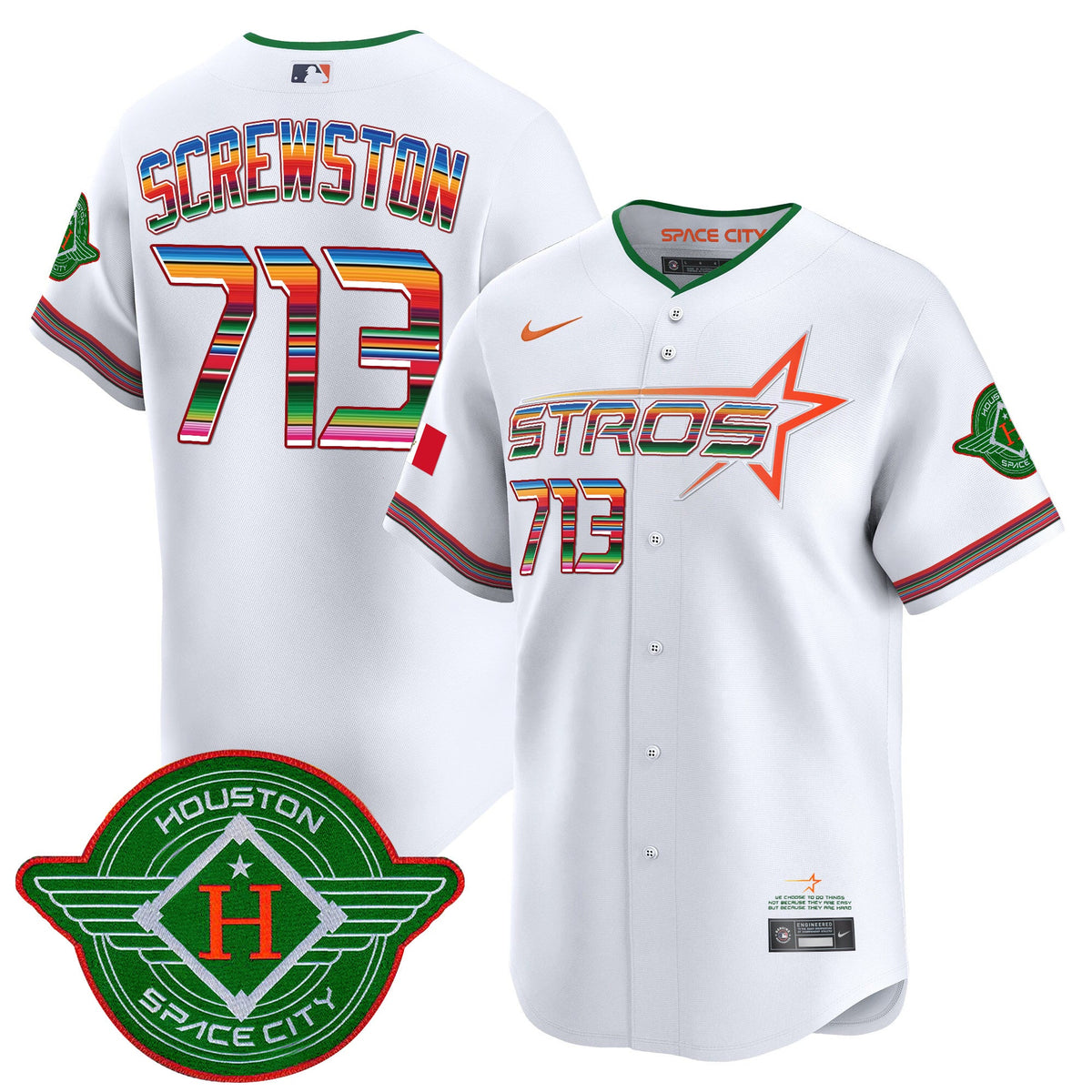 Astros 2025 City Connect Mexico Vapor Premier Limited Jersey - Stitched