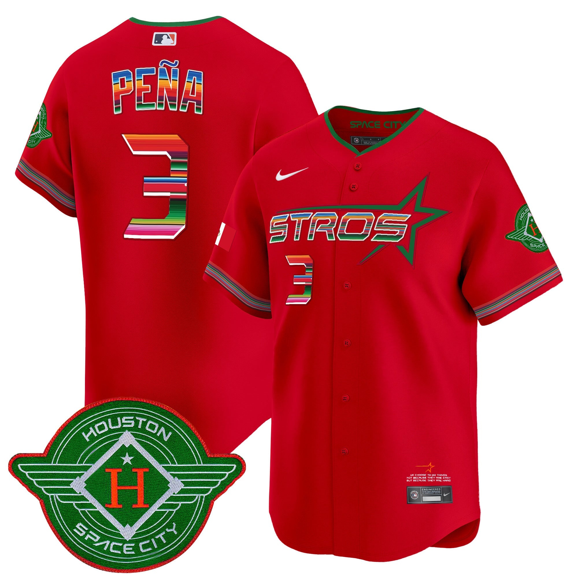 Astros 2025 City Connect Mexico Vapor Premier Limited Jersey - Stitched
