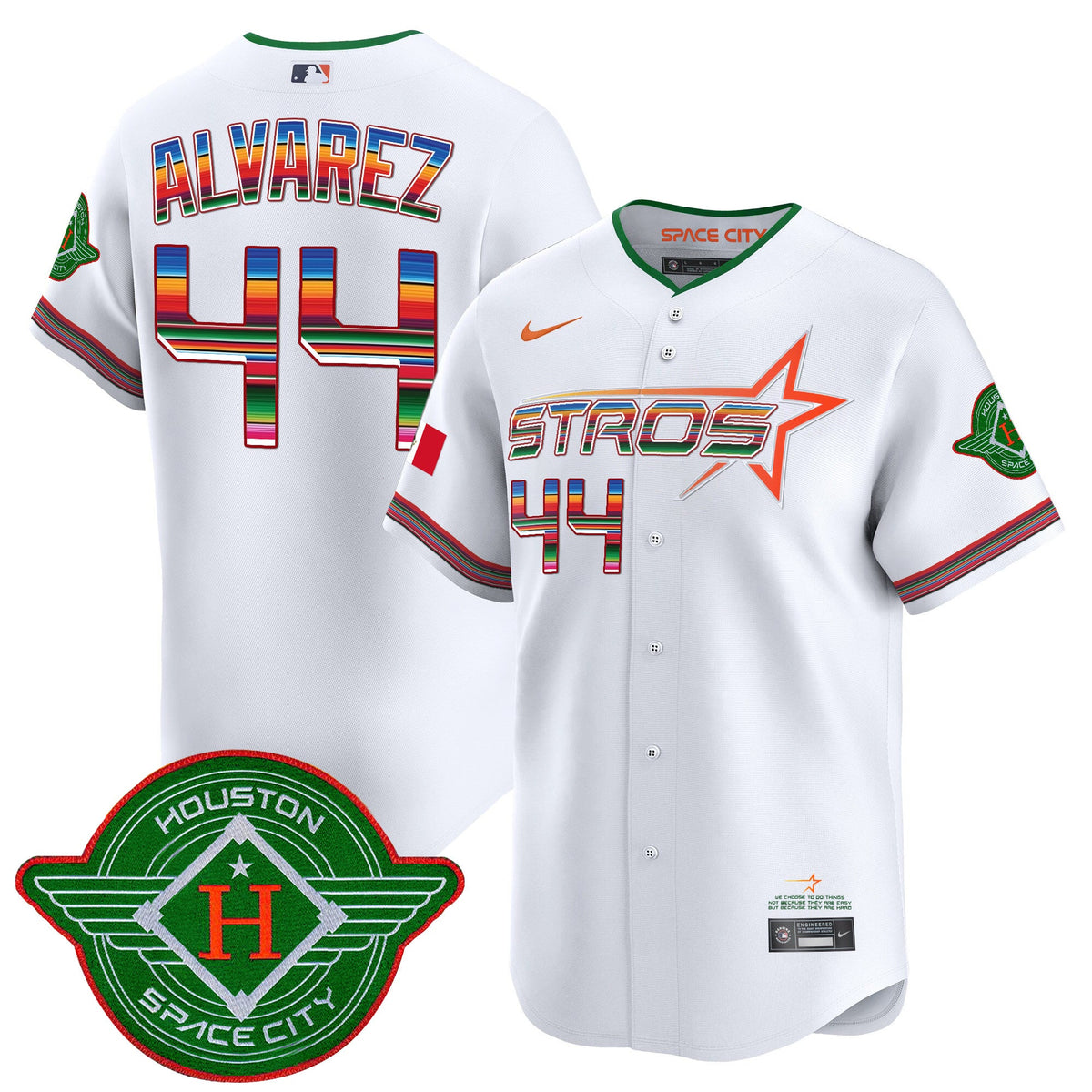 Astros 2025 City Connect Mexico Vapor Premier Limited Jersey - Stitched