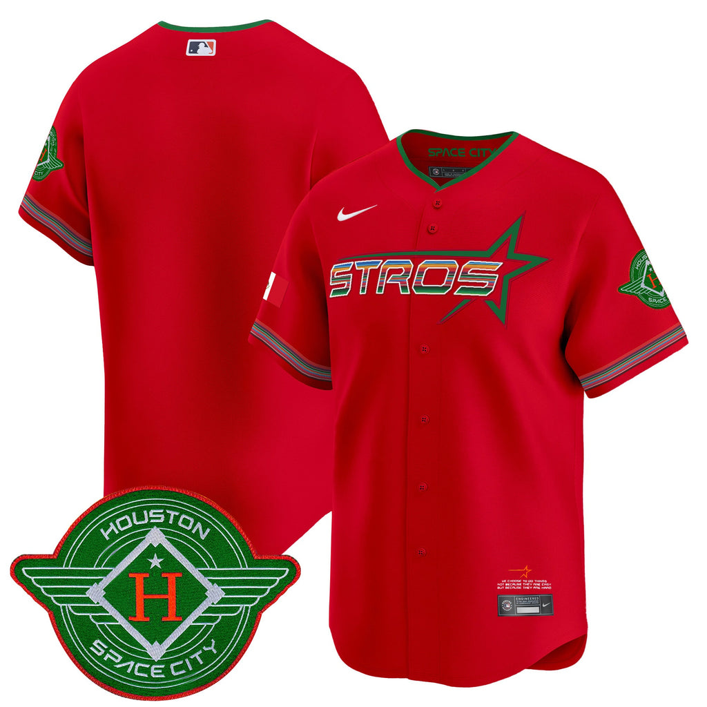 Astros 2025 City Connect Mexico Vapor Premier Limited Jersey - Stitched