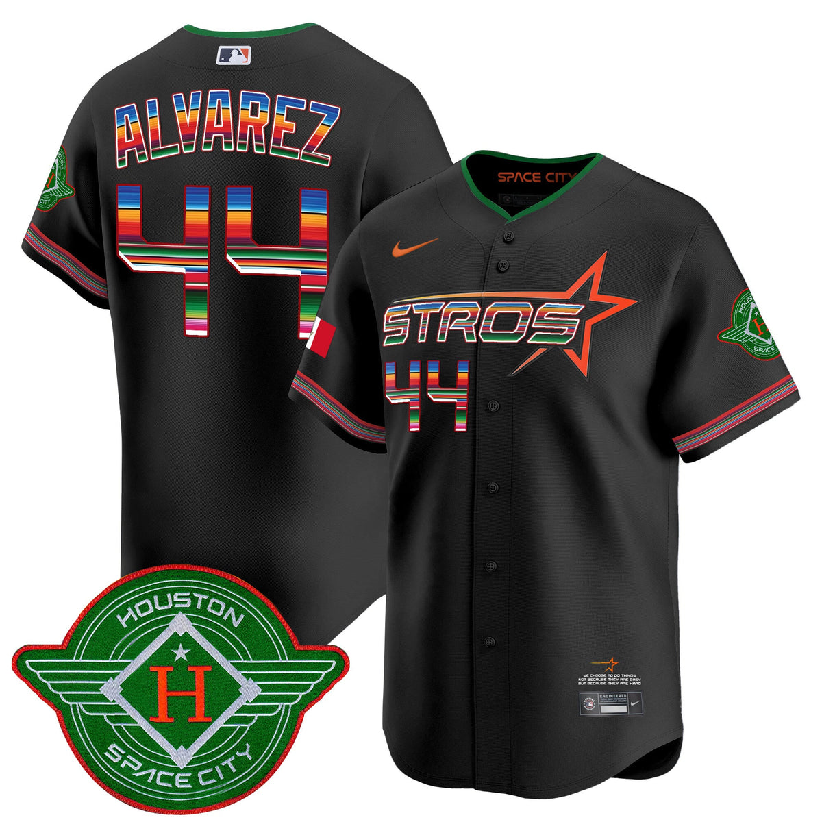 Astros 2025 City Connect Mexico Vapor Premier Limited Jersey - Stitched