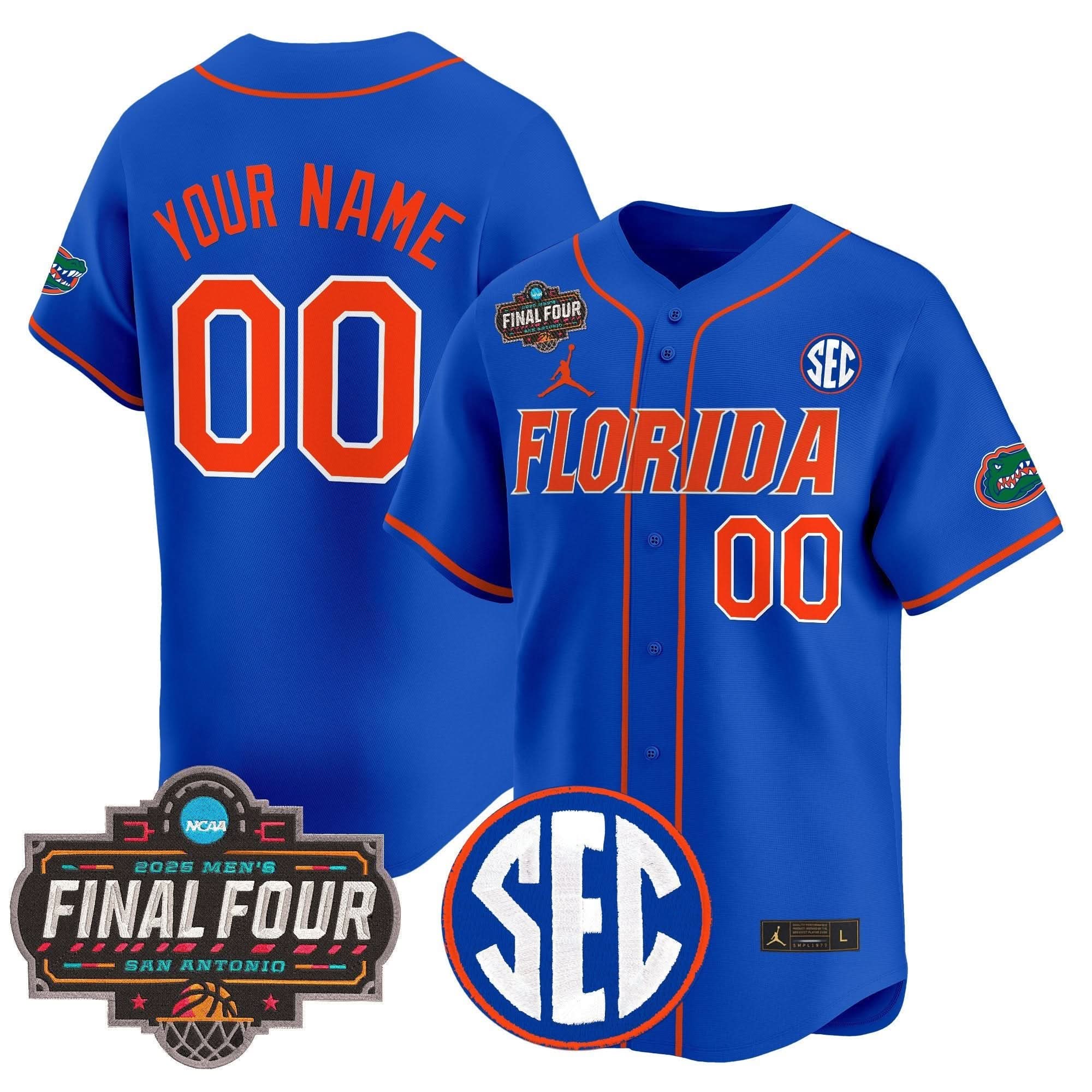FG 2025 Final Four Patch Vapor Baseball Custom Jersey - Stitched