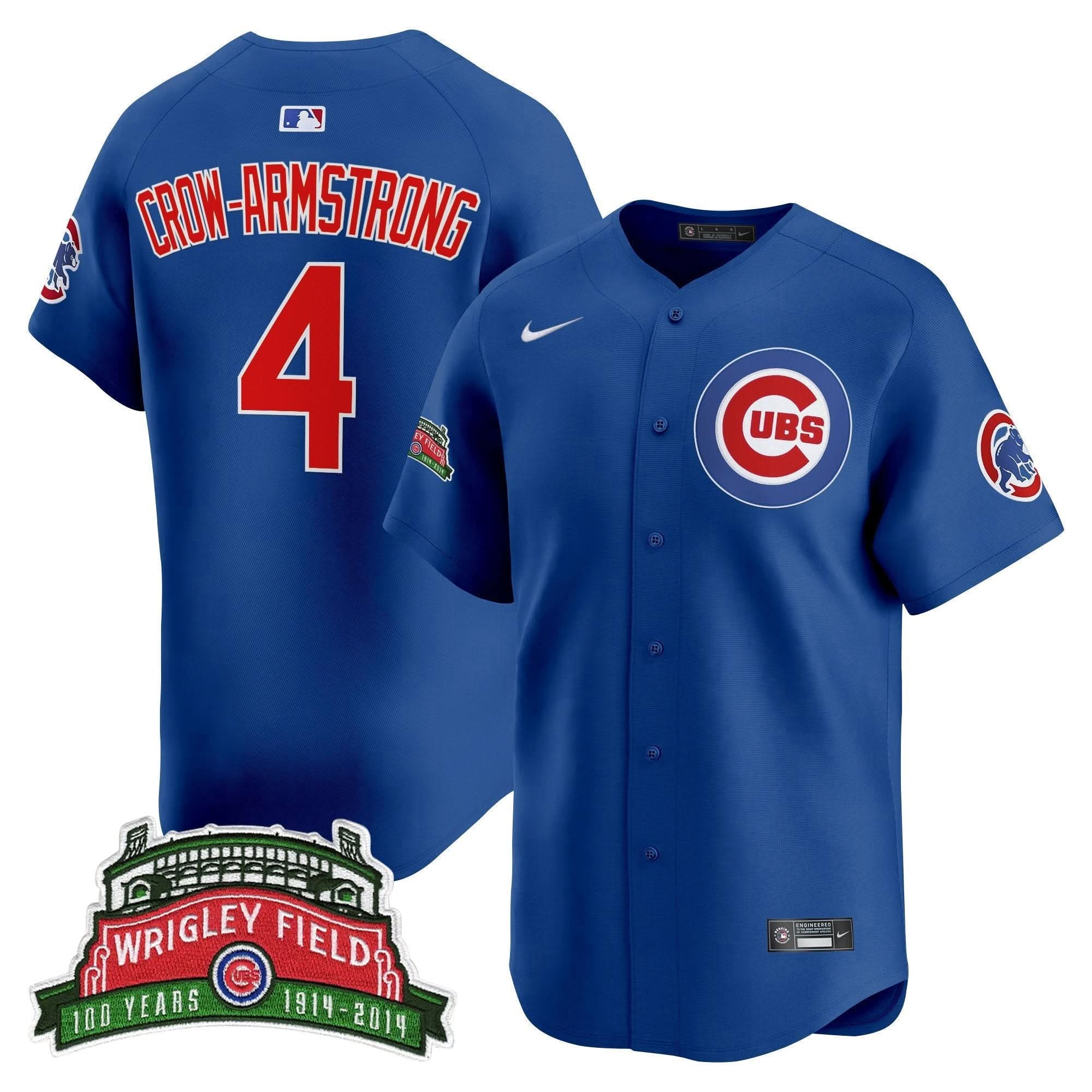CC Wrigley Field Style Vapor Premier Limited Jersey - Stitched