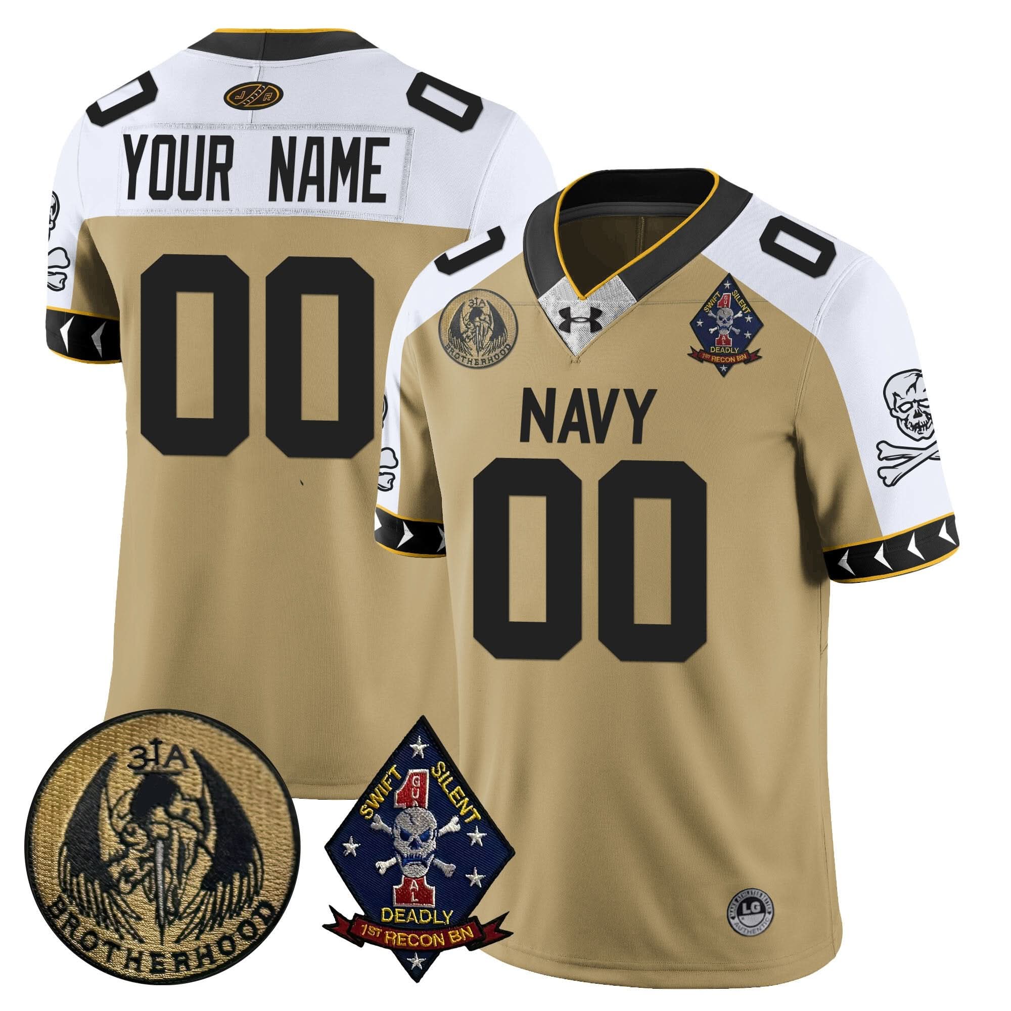 Custom Name/Gender NM Lacrosse Jolly Rogers Vapor Limited Jersey