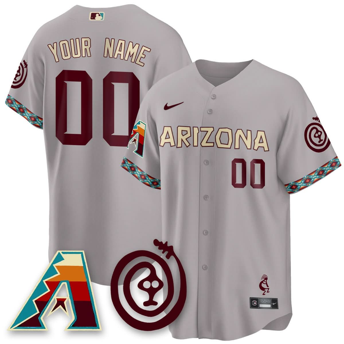 Custom Gender/Name AD City Connect Concept Jersey V2 - Stitched
