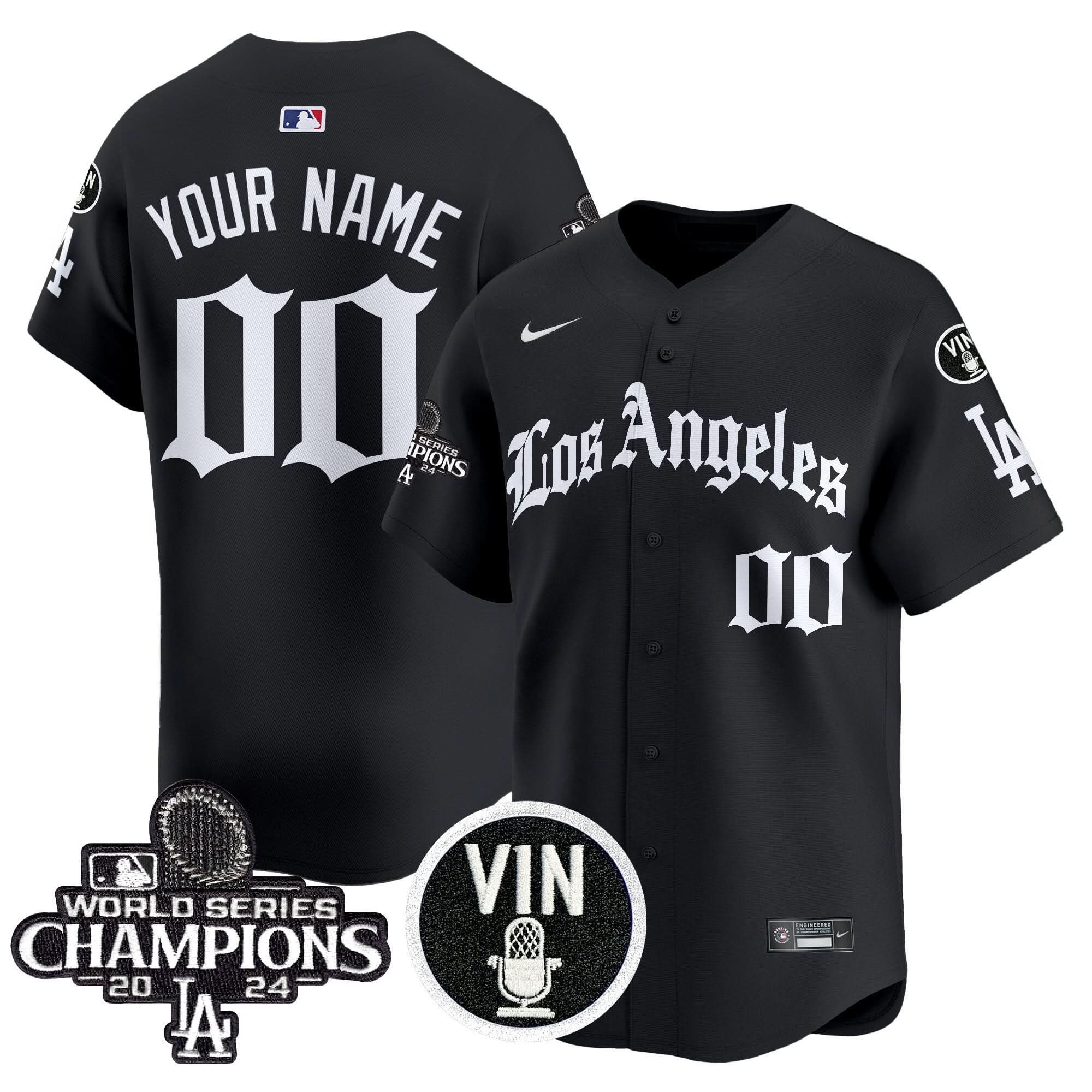 LAD 2025 LA Gothic Style Vapor Premier Limited Custom Jersey - Stitched