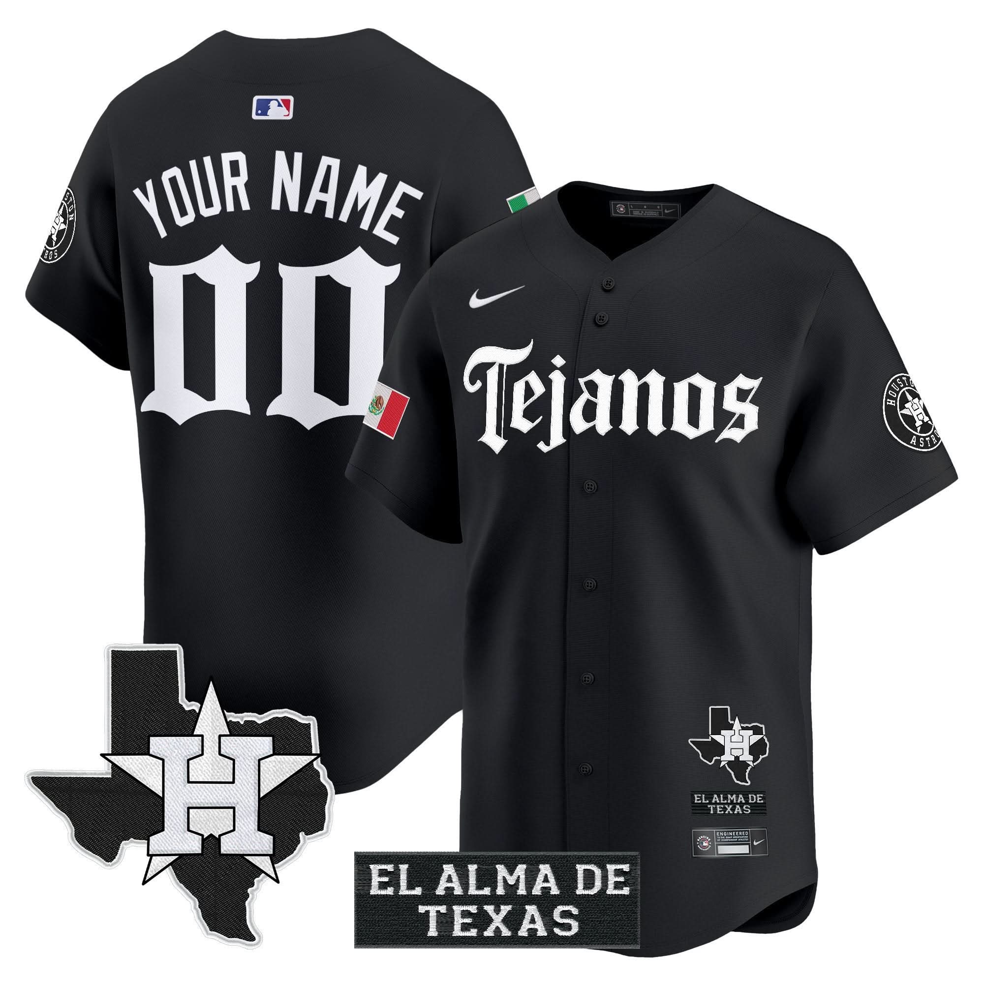 HA Mexico Tejano Barrio Style Vapor Premier Limited Custom Jersey - Stitched