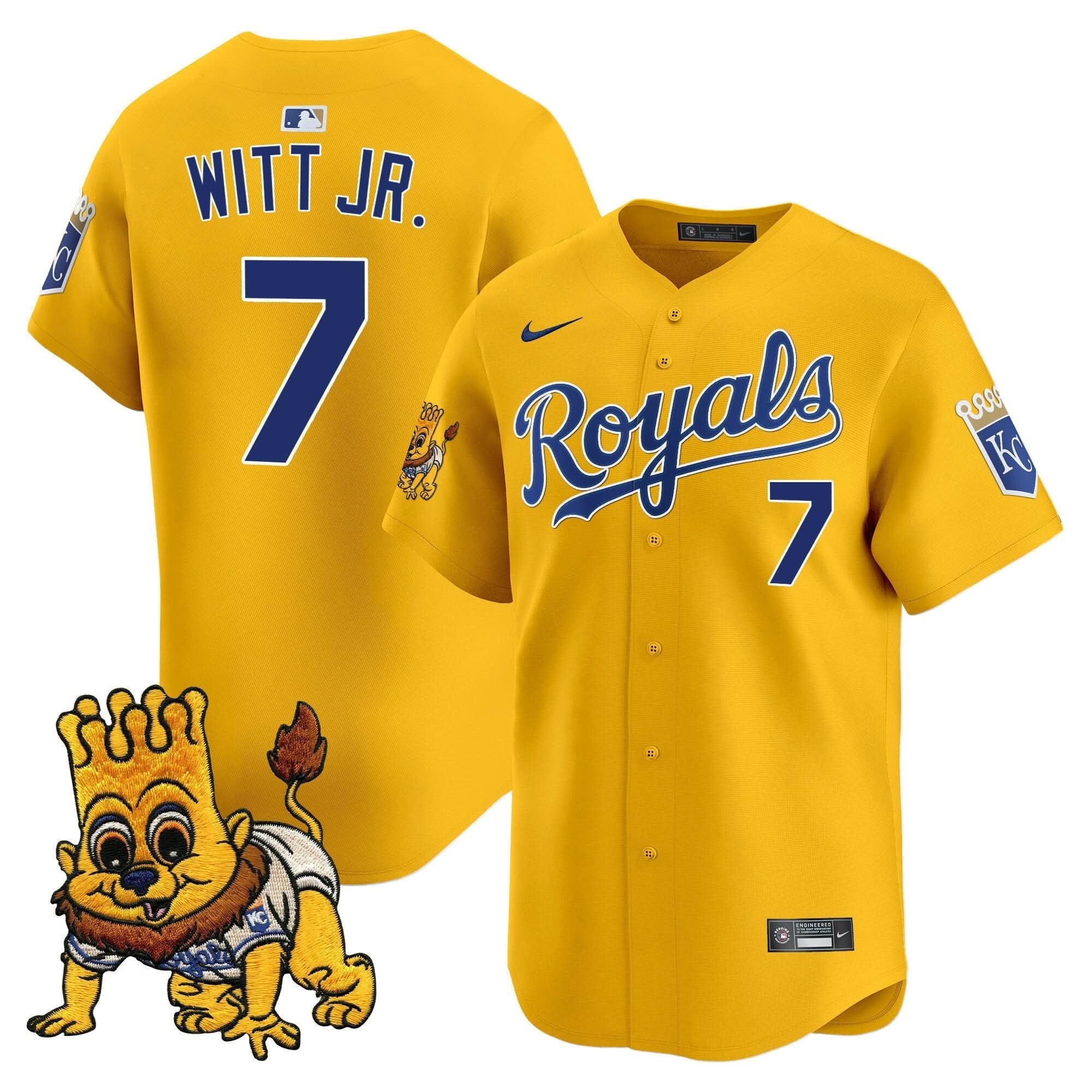 KCR Sluggerrr Patch Vapor Premier Limited Jersey - Stitched