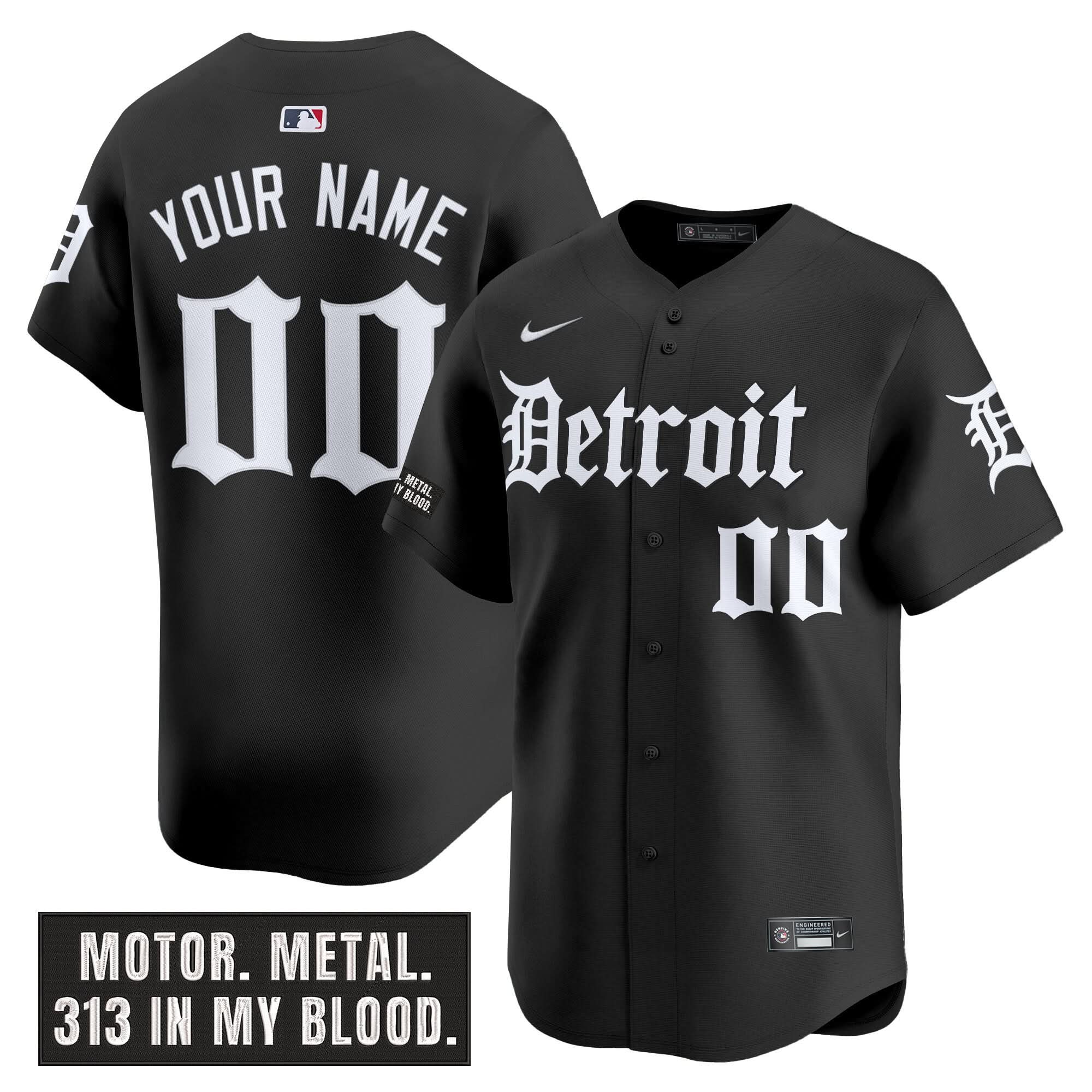 DT 'Motor Gothic Edition' Vapor Premier Limited Custom Jersey - Stitched