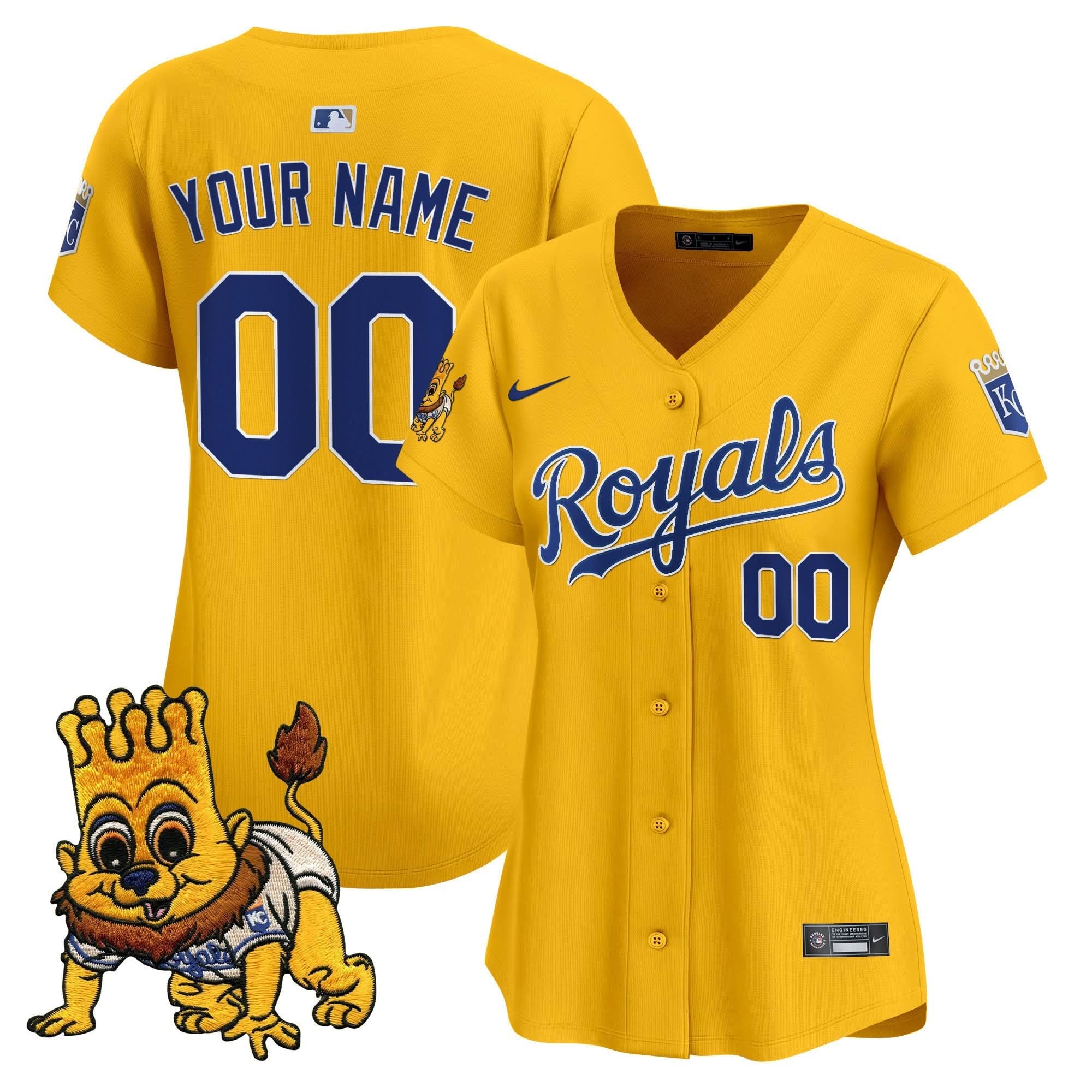 KCR Sluggerrr Patch Vapor Premier Limited Custom Jersey - Stitched