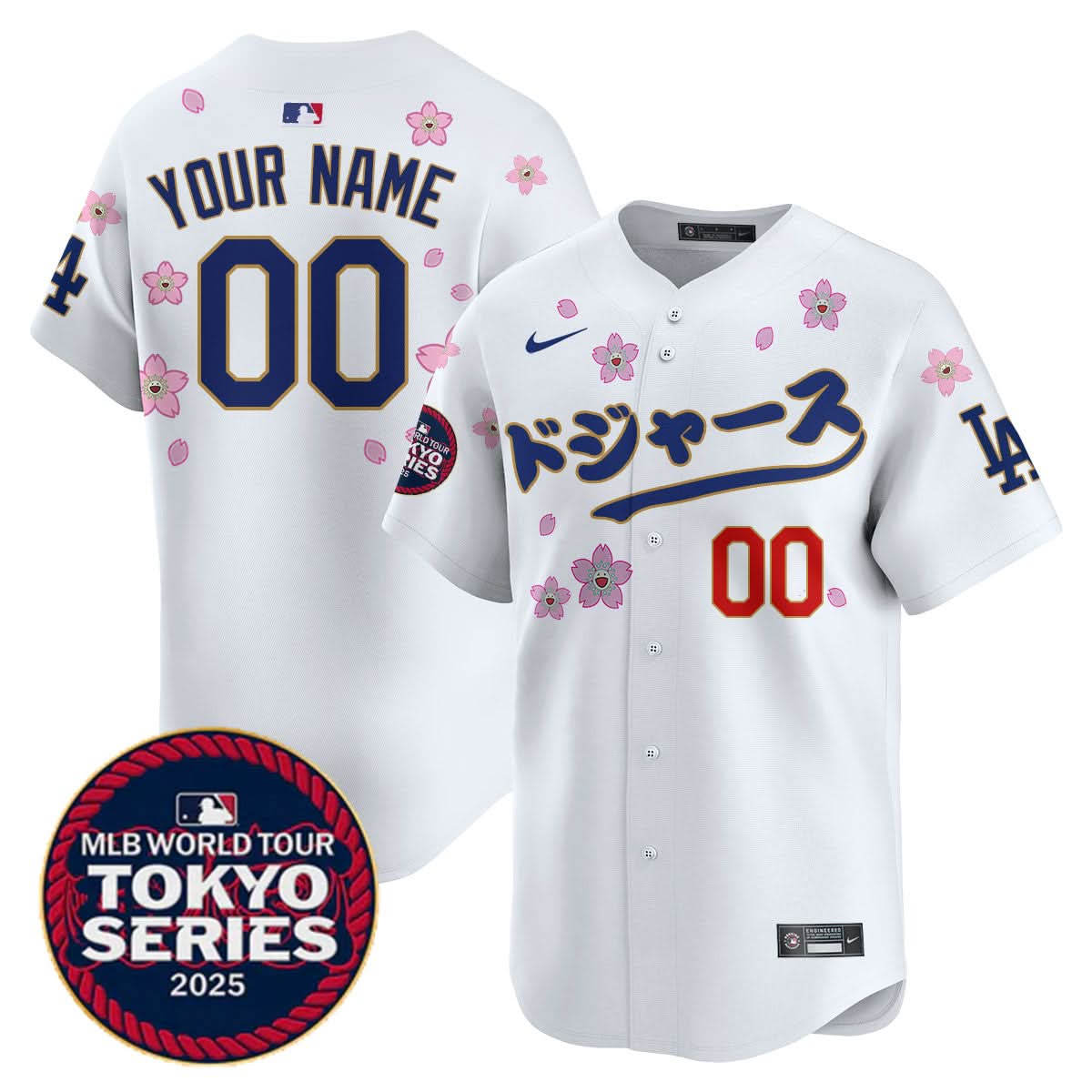 Custom LAD Tokyo Series 2025 Vapor Limited Jersey N6 - Stitched