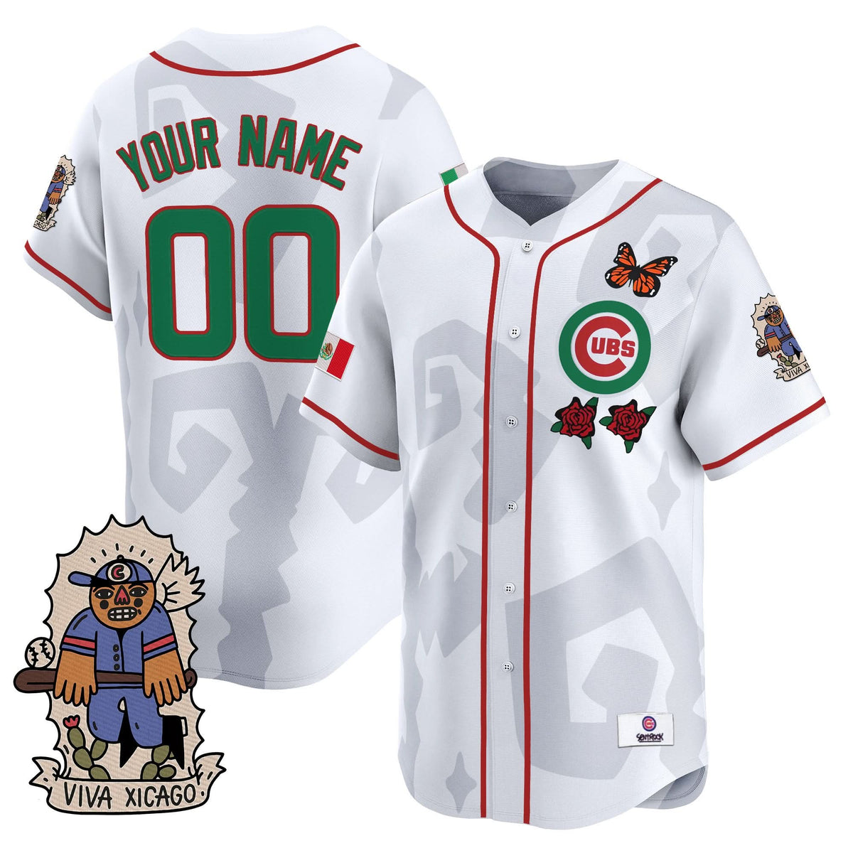 2025 CC Mexican Heritage Vapor Premier Limited Custom Jersey - Stitched