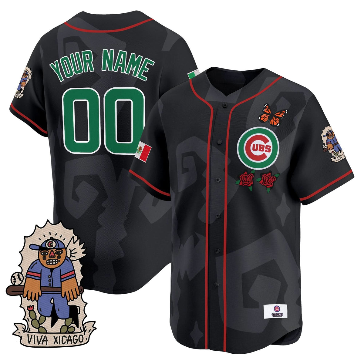 2025 CC Mexican Heritage Vapor Premier Limited Custom Jersey - Stitched
