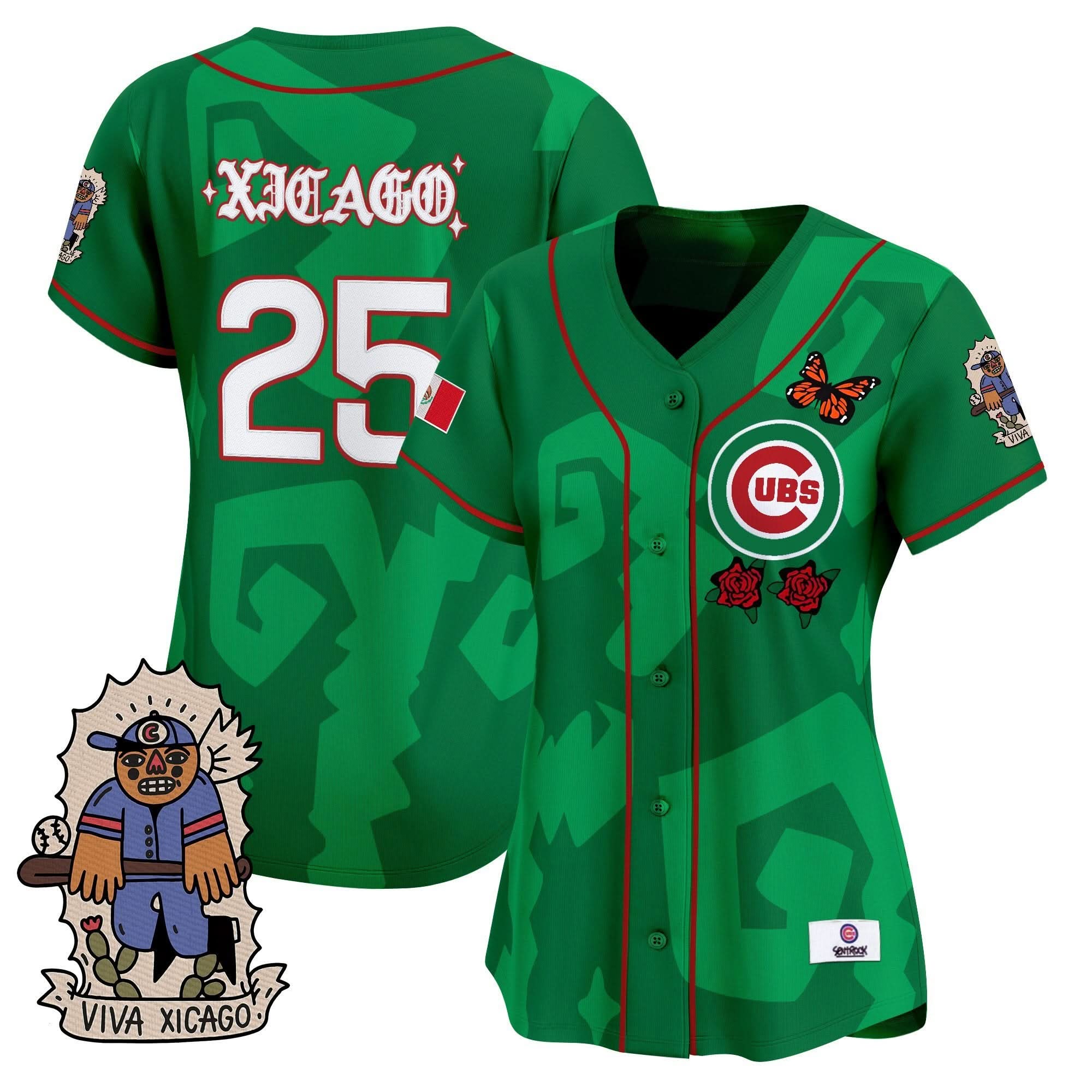 Women's 2025 CC Mexican Heritage Vapor Premier Limited Jersey - Stitched